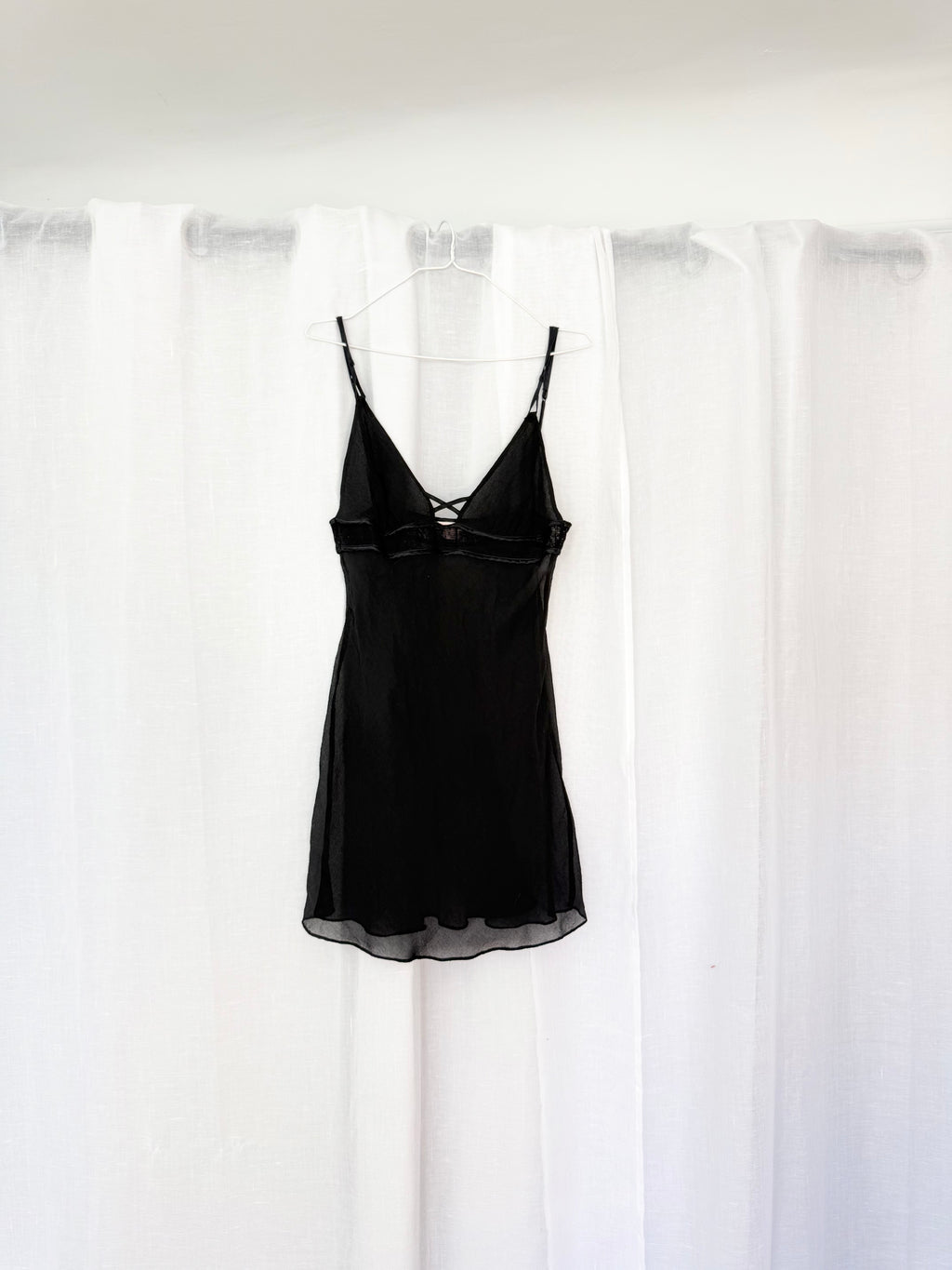 ♡ victoria’s secret sheer silk babydoll slip ♡