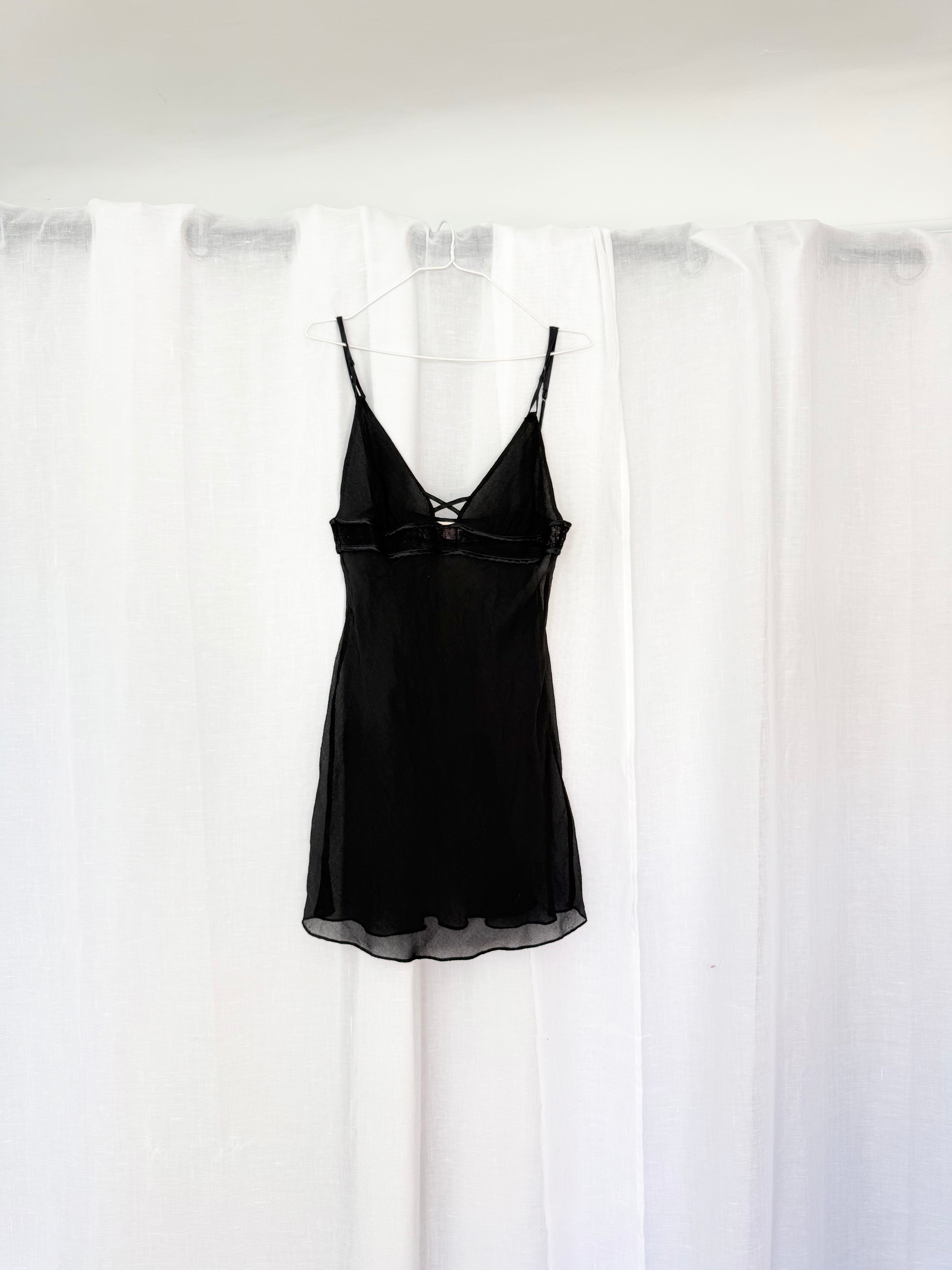 ♡ victoria’s secret sheer silk babydoll slip ♡