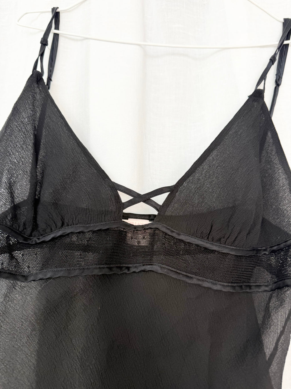 ♡ victoria’s secret sheer silk babydoll slip ♡