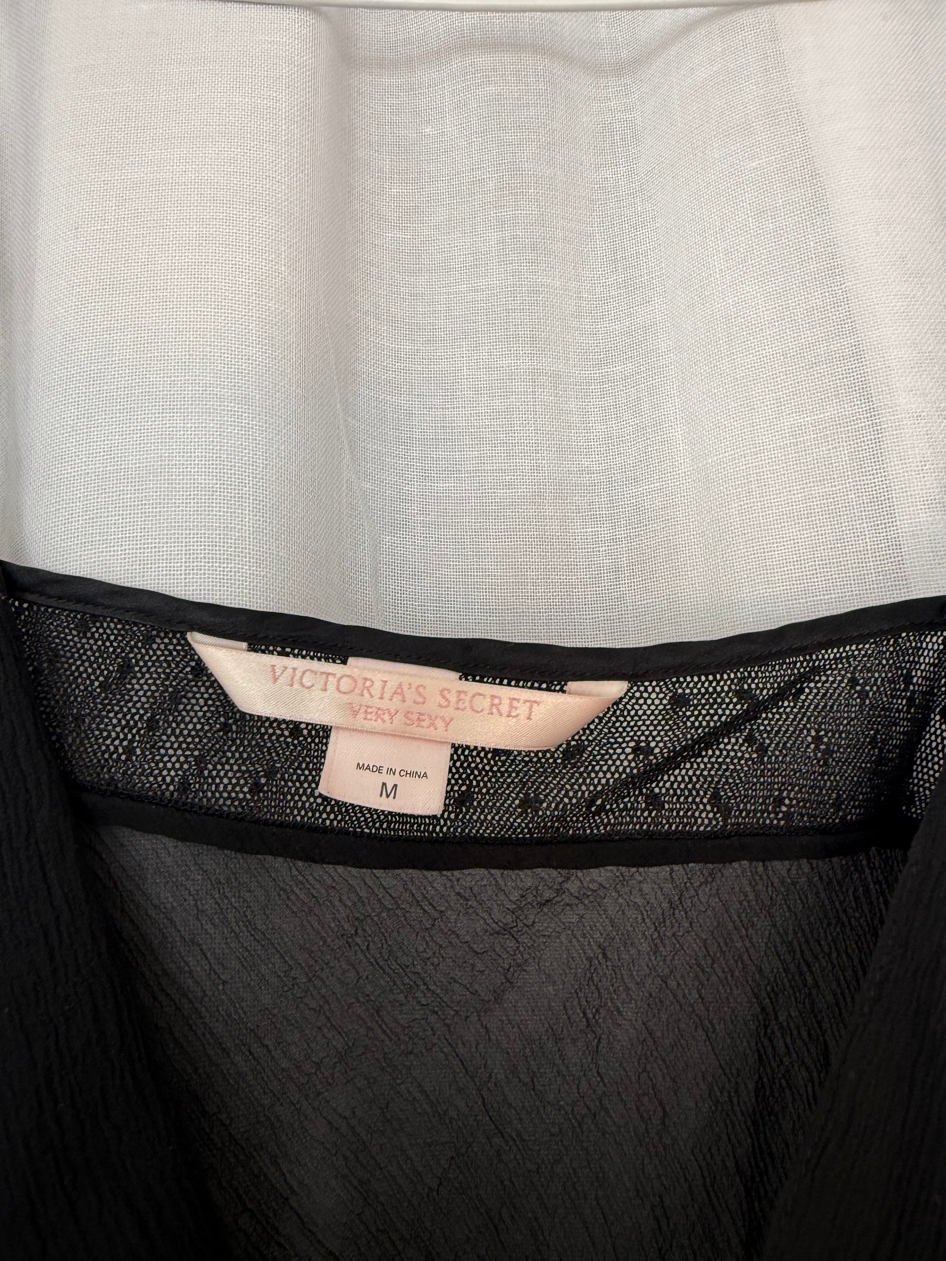 ♡ victoria’s secret sheer silk babydoll slip ♡