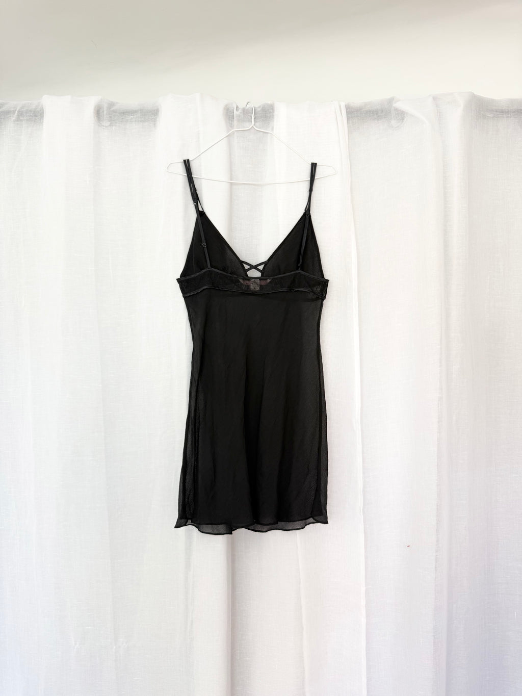 ♡ victoria’s secret sheer silk babydoll slip ♡