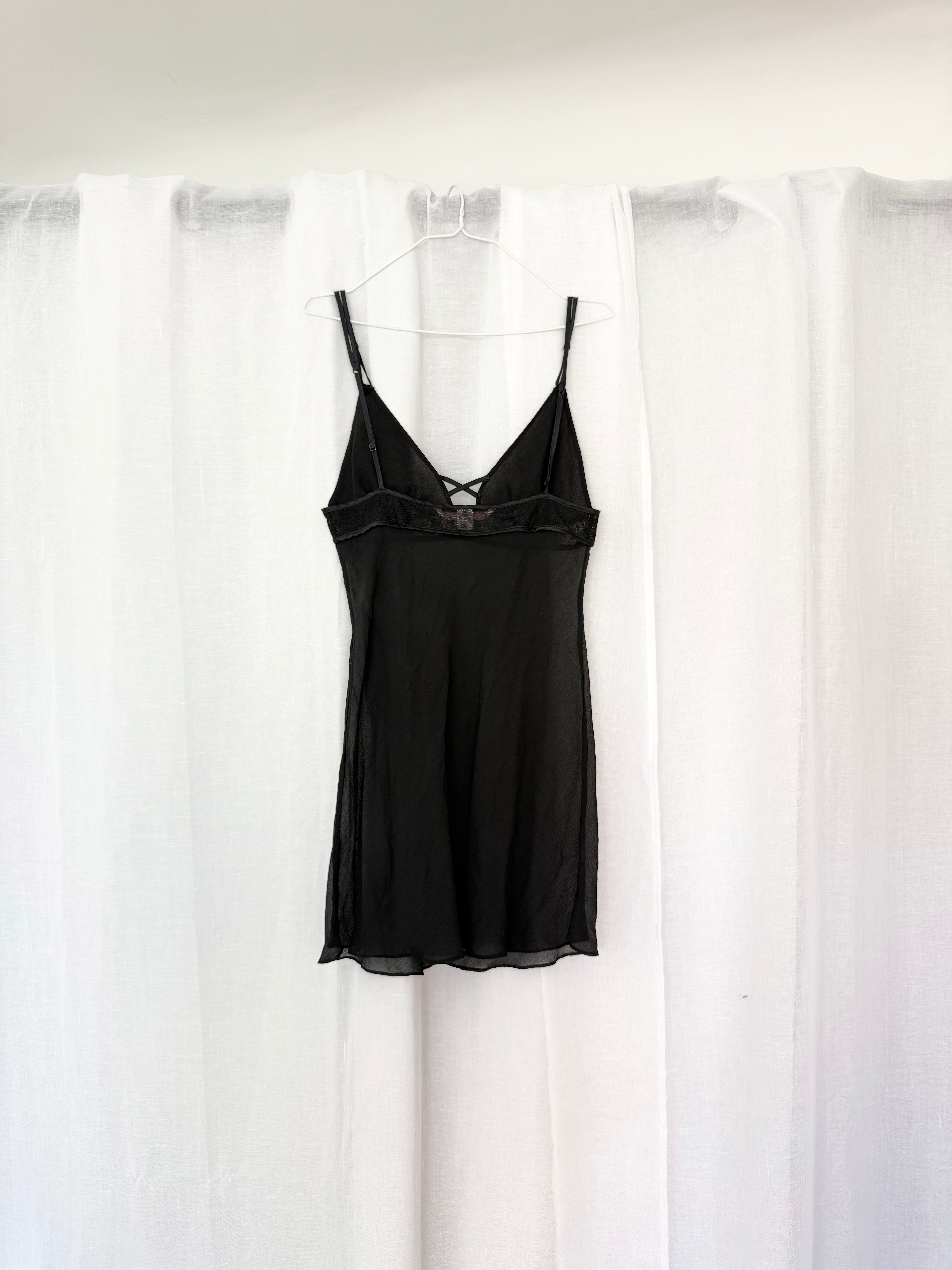 ♡ victoria’s secret sheer silk babydoll slip ♡