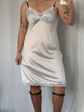𓆩♡𓆪 vintage lace trim slip dress