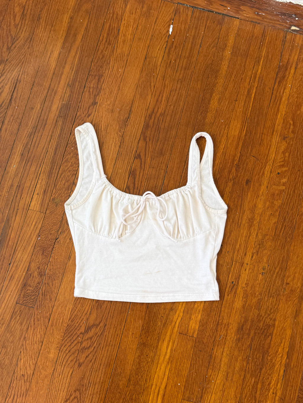 ✦ cream bow tie camisole ✦