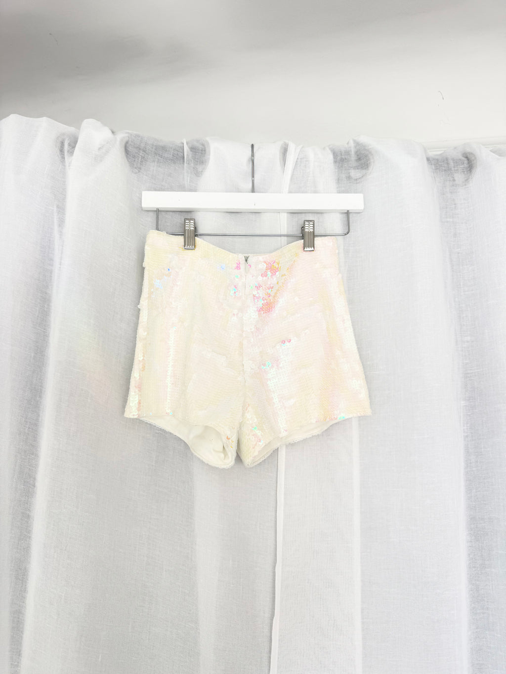 iridescent sequin hot shorts ✧ (30")