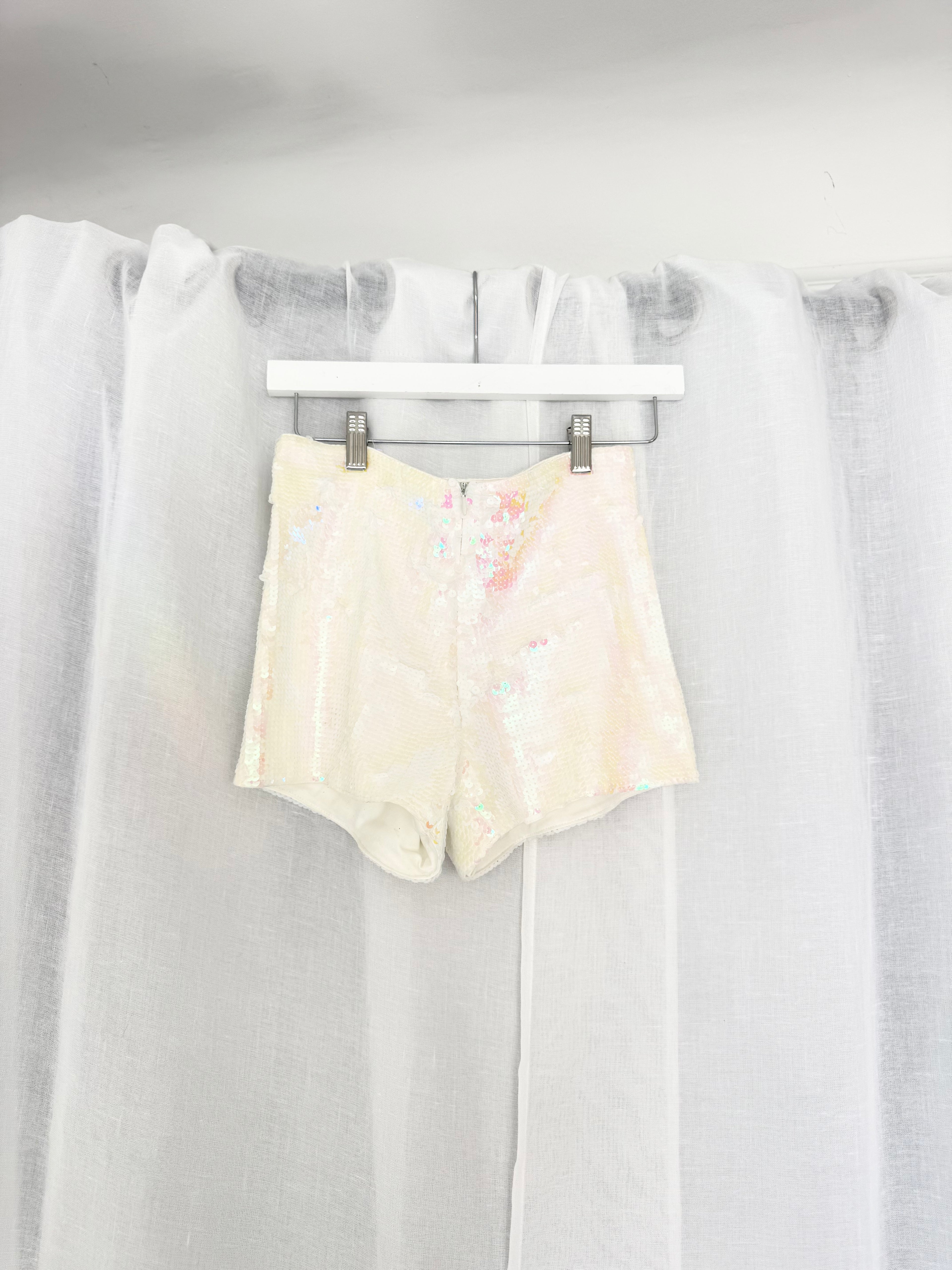 iridescent sequin hot shorts ✧ (30")