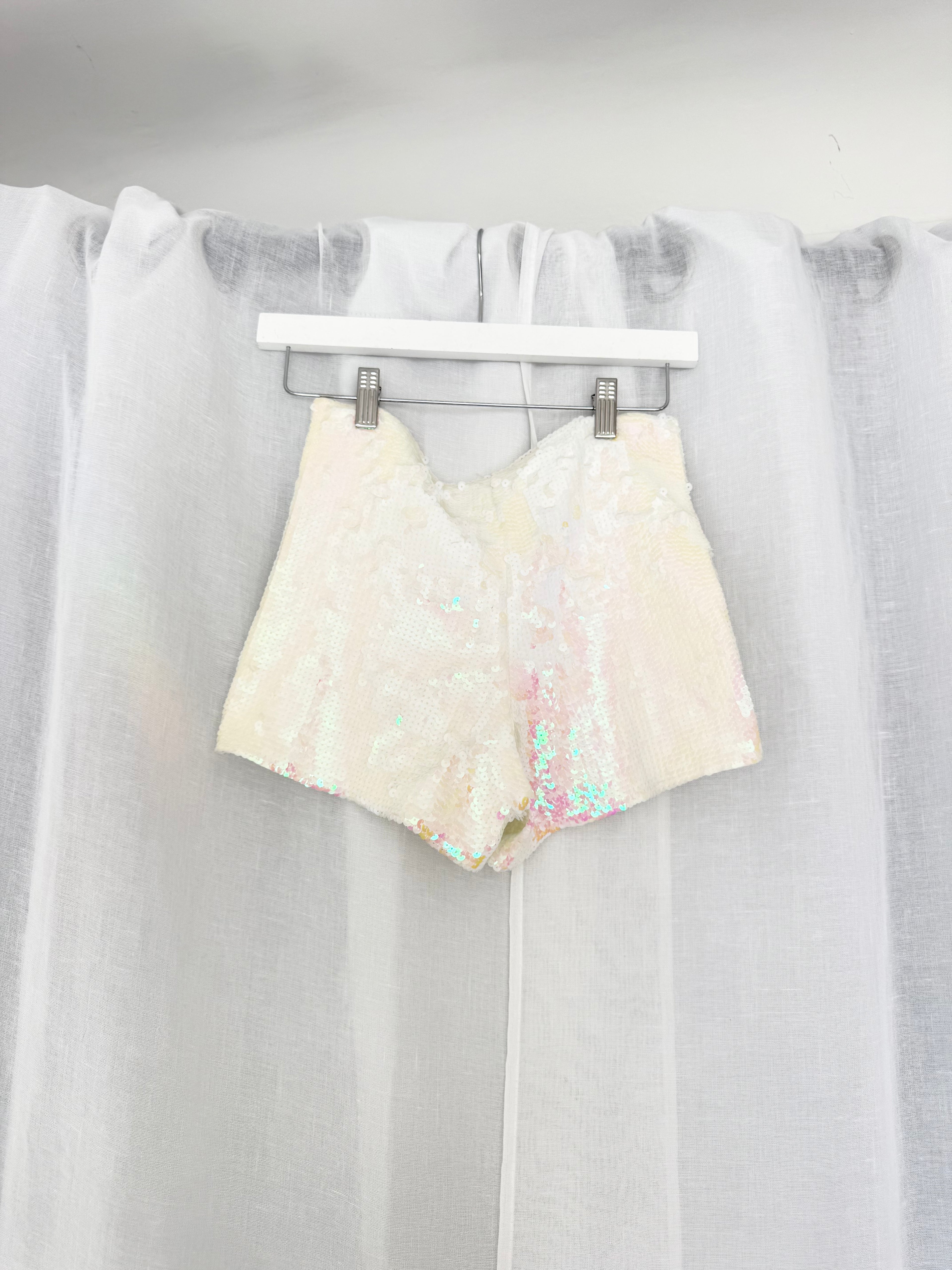 iridescent sequin hot shorts ✧ (30")