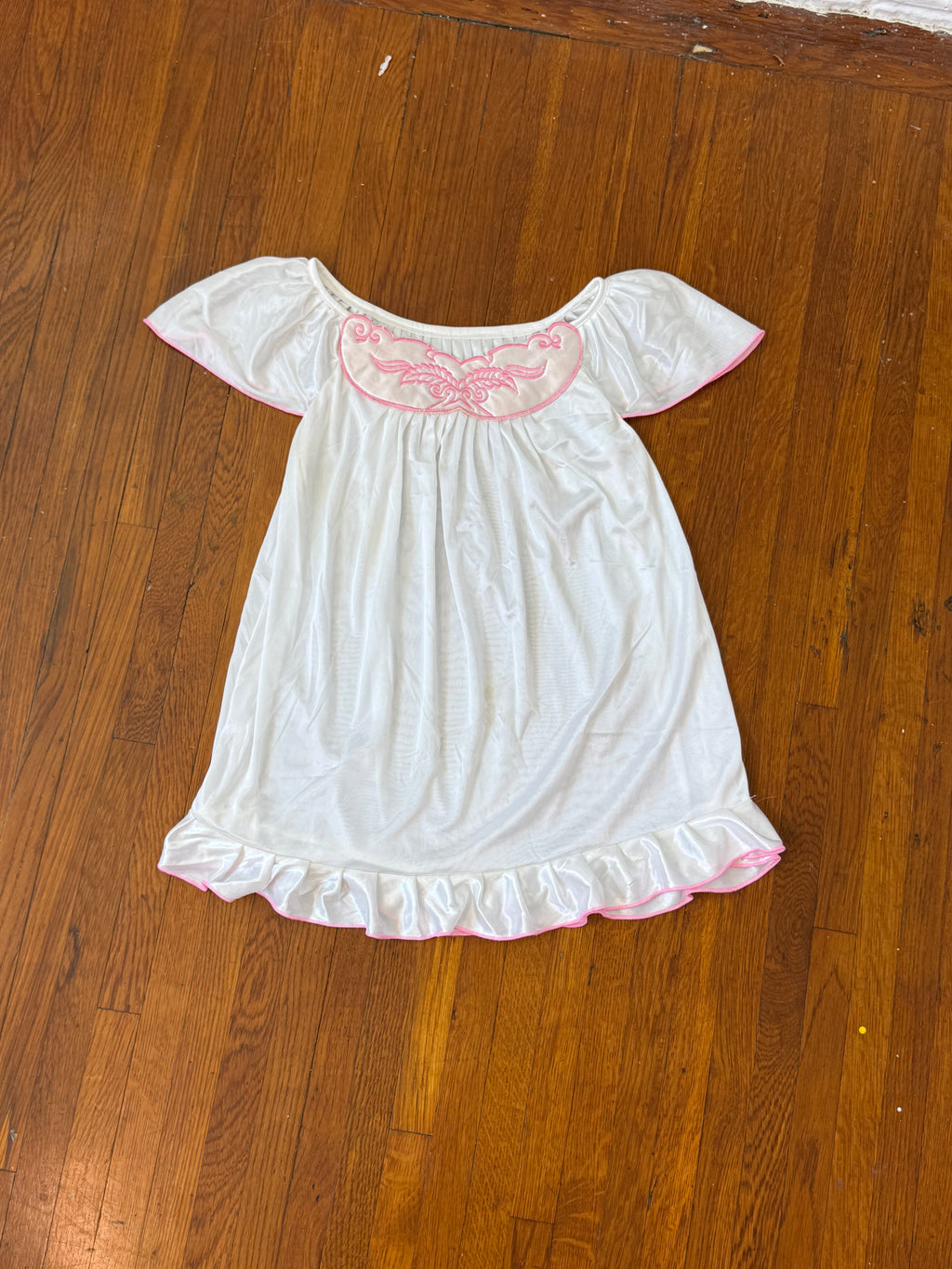 ✿ vintage handmade satin babydoll nightie ✿
