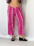 hot pink snakeskin lounge pants ✧ (29")