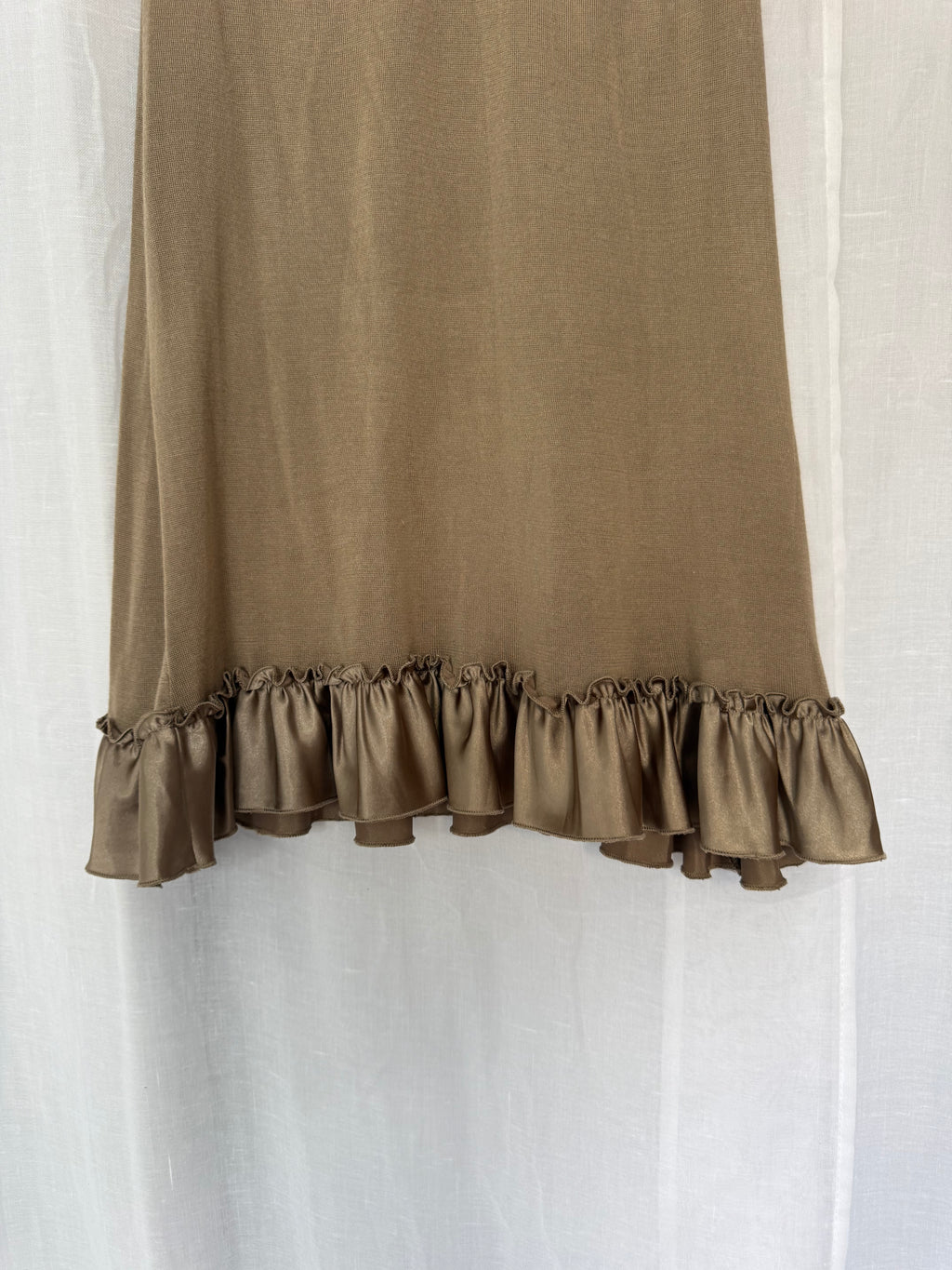 🤎 peppe peluso ruffle mini dress 🤎