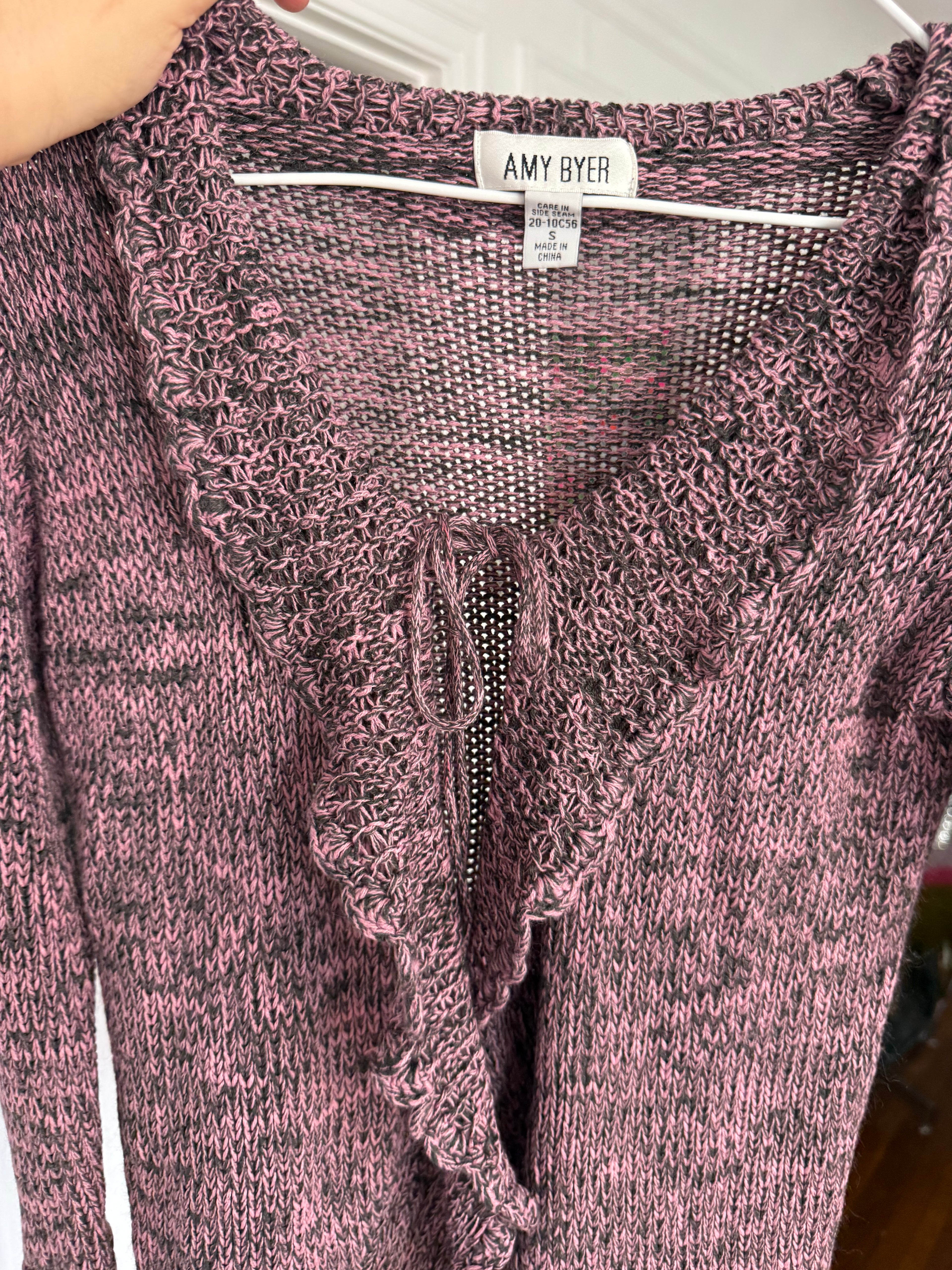 ✿ ruffle knit tie-front cardigan ✿