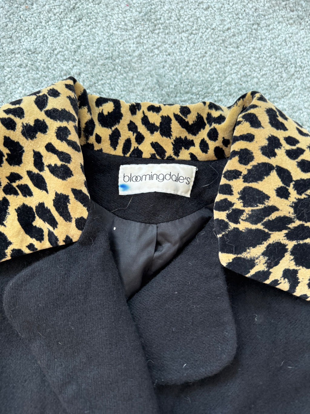 ✿ leopard trim vintage blazer ✿