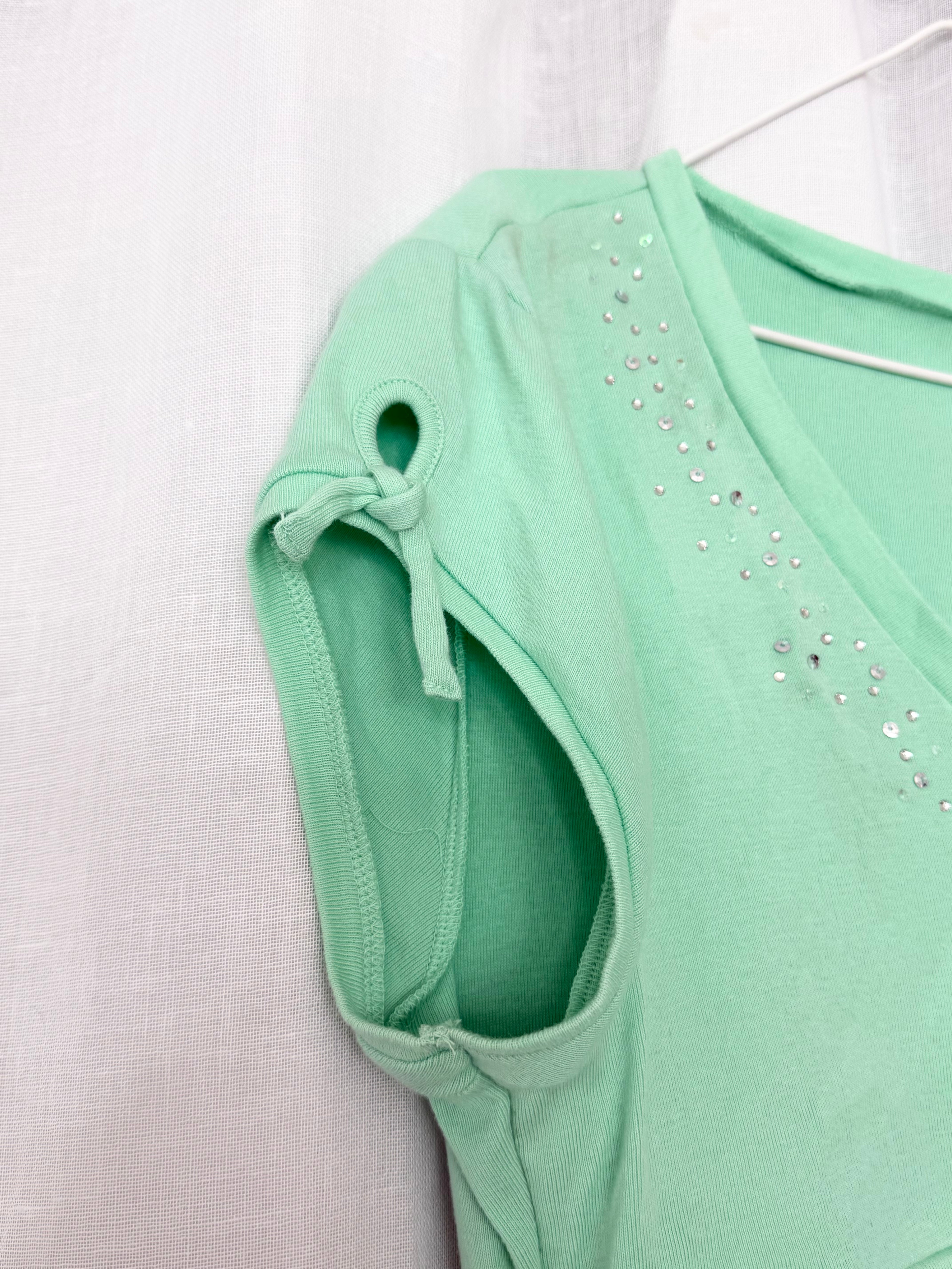 ✿ y2k rhinestone layered bolero tank top