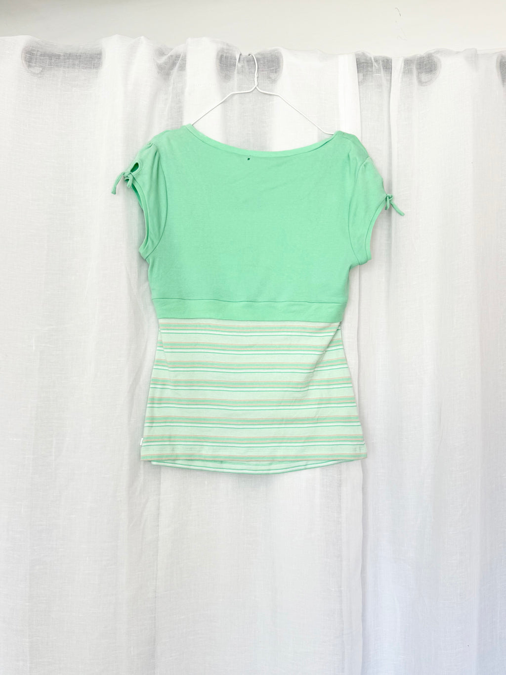 ✿ y2k rhinestone layered bolero tank top