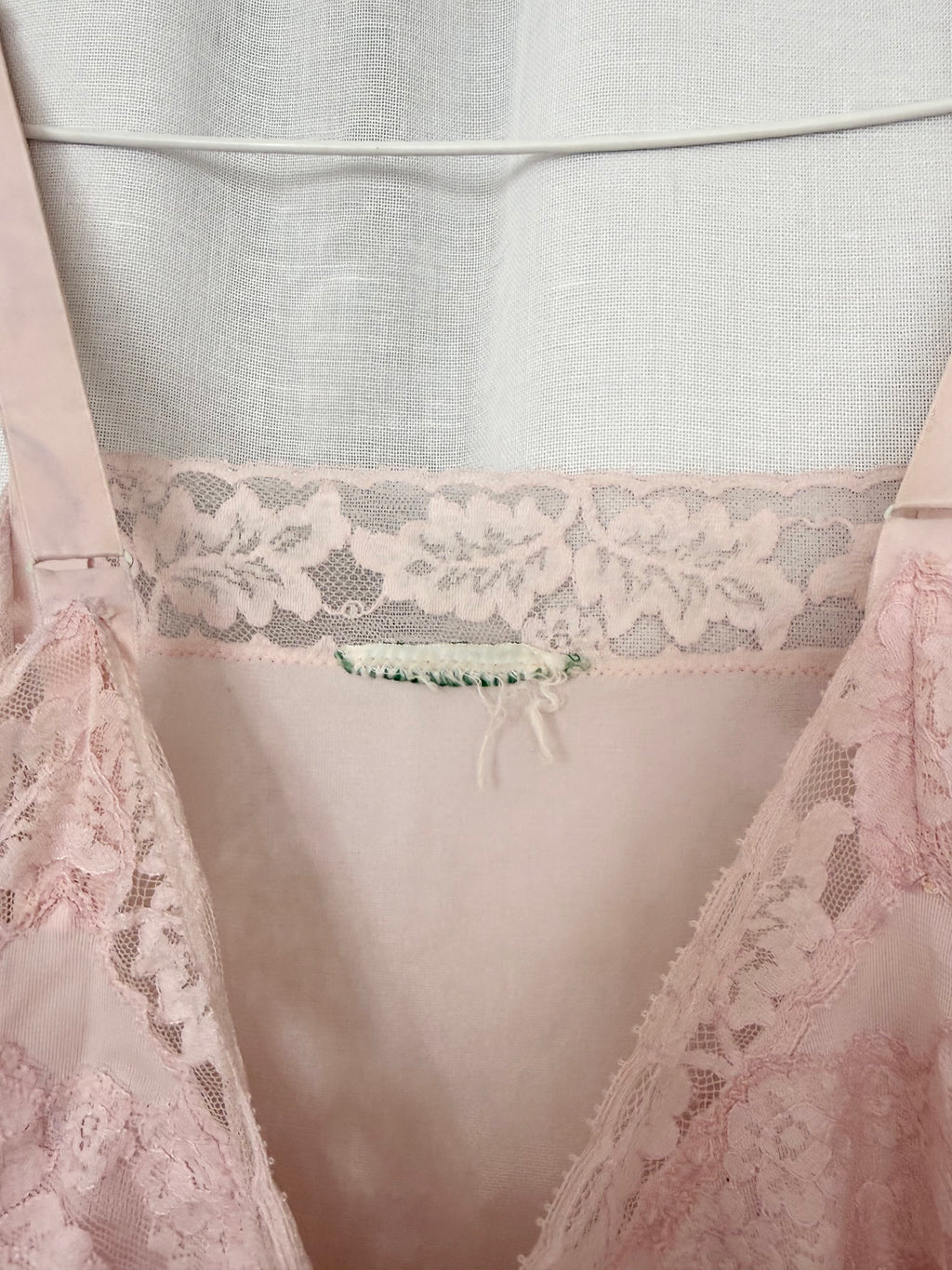 ౨ৎ vintage blush pink lace slip dress ⋆