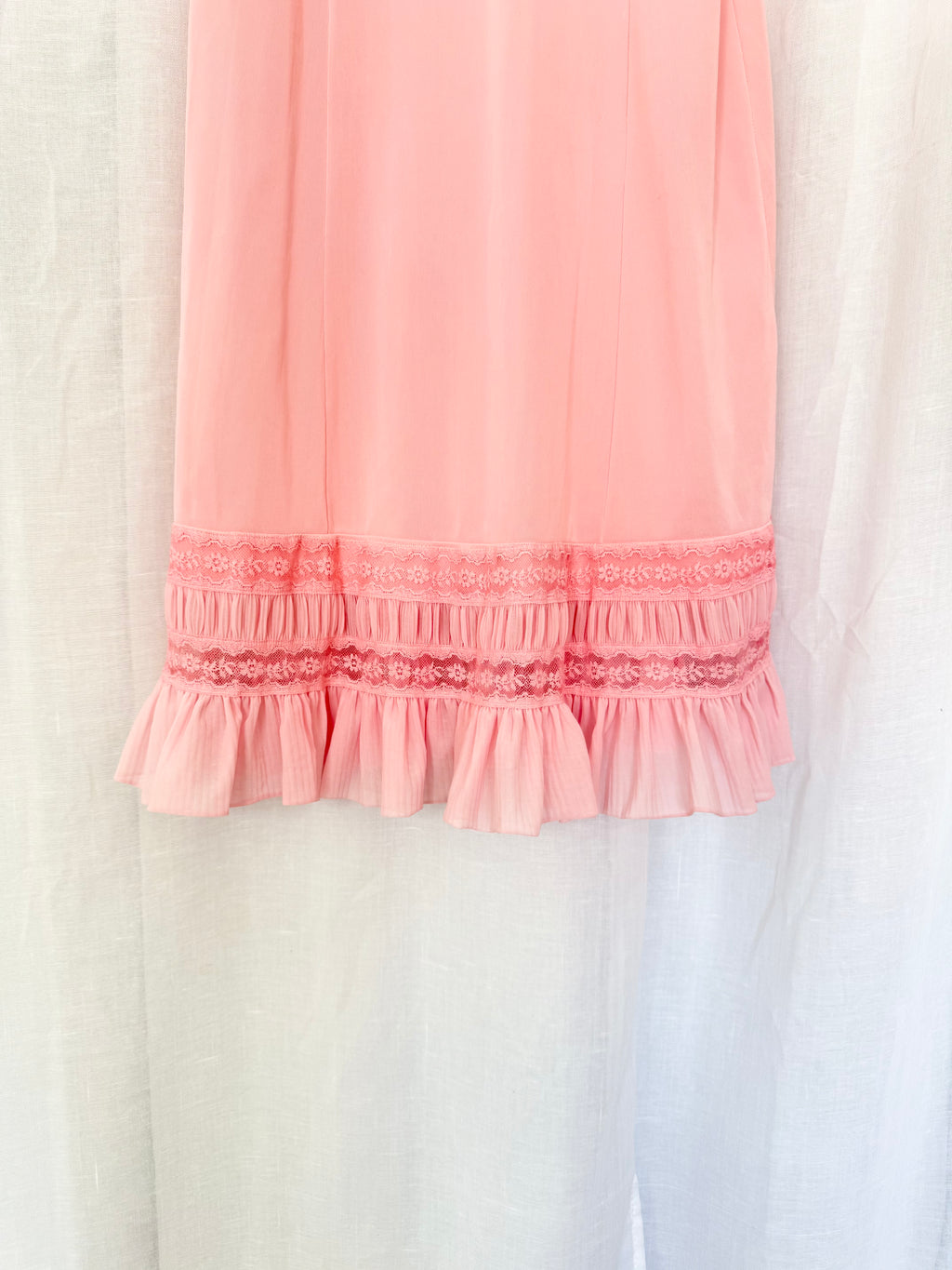 ✿ rare pink lace topform slip dress ✿
