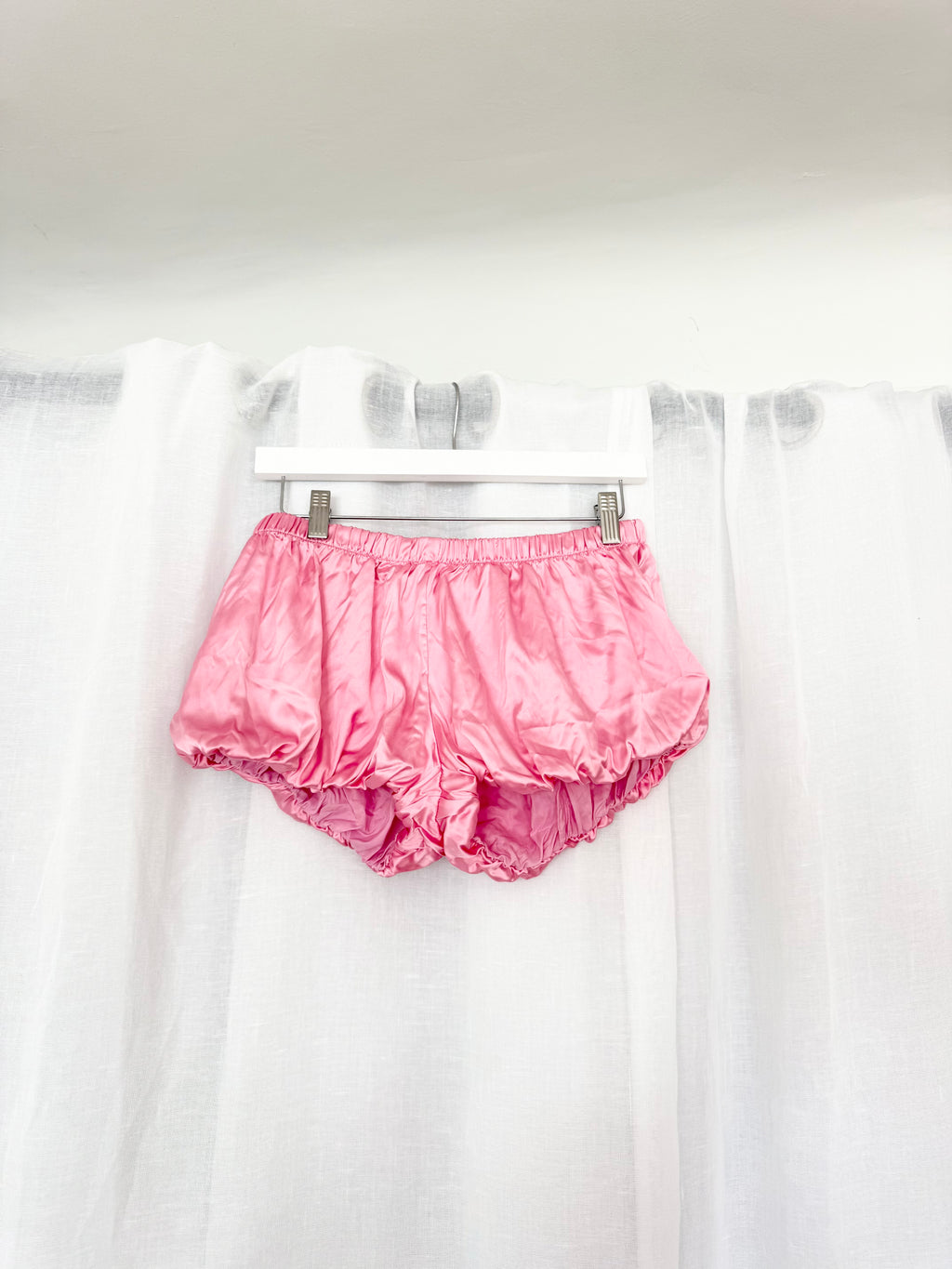 ✦ hand dyed satin bubble shorts