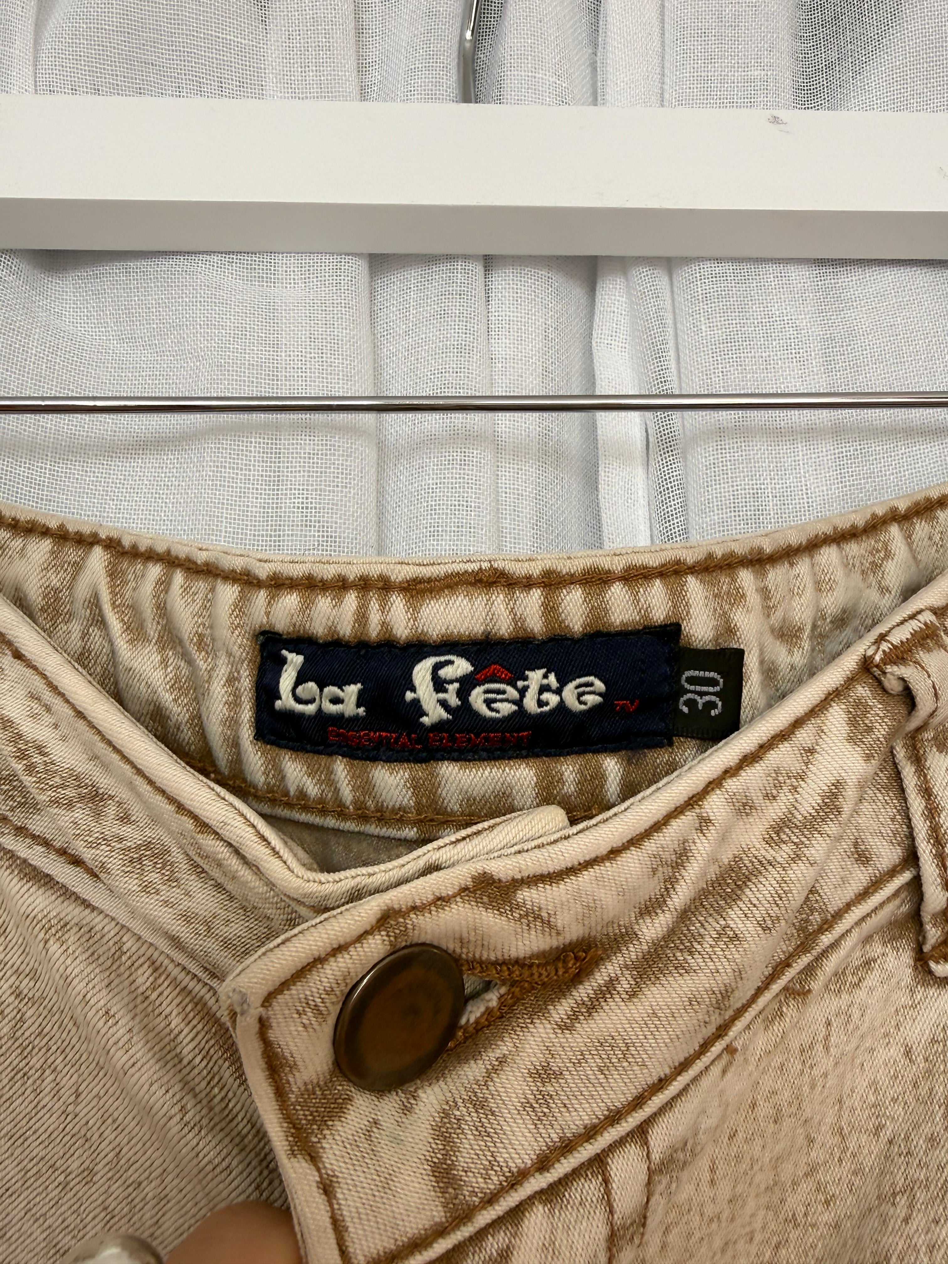 ✿⋆ 90s painted low-rise bootcut jeans (30") ⋆✿