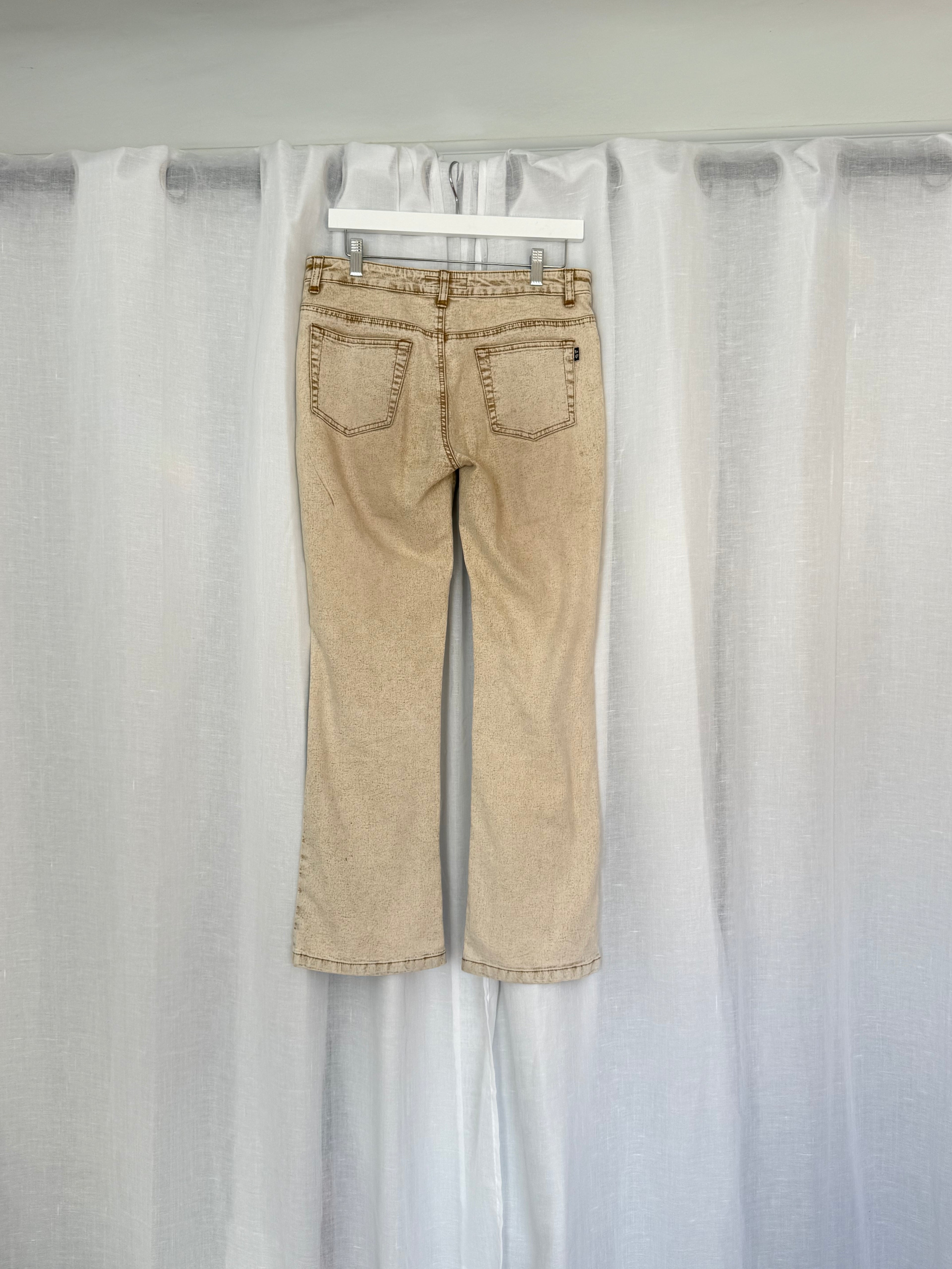 ✿⋆ 90s painted low-rise bootcut jeans (30") ⋆✿