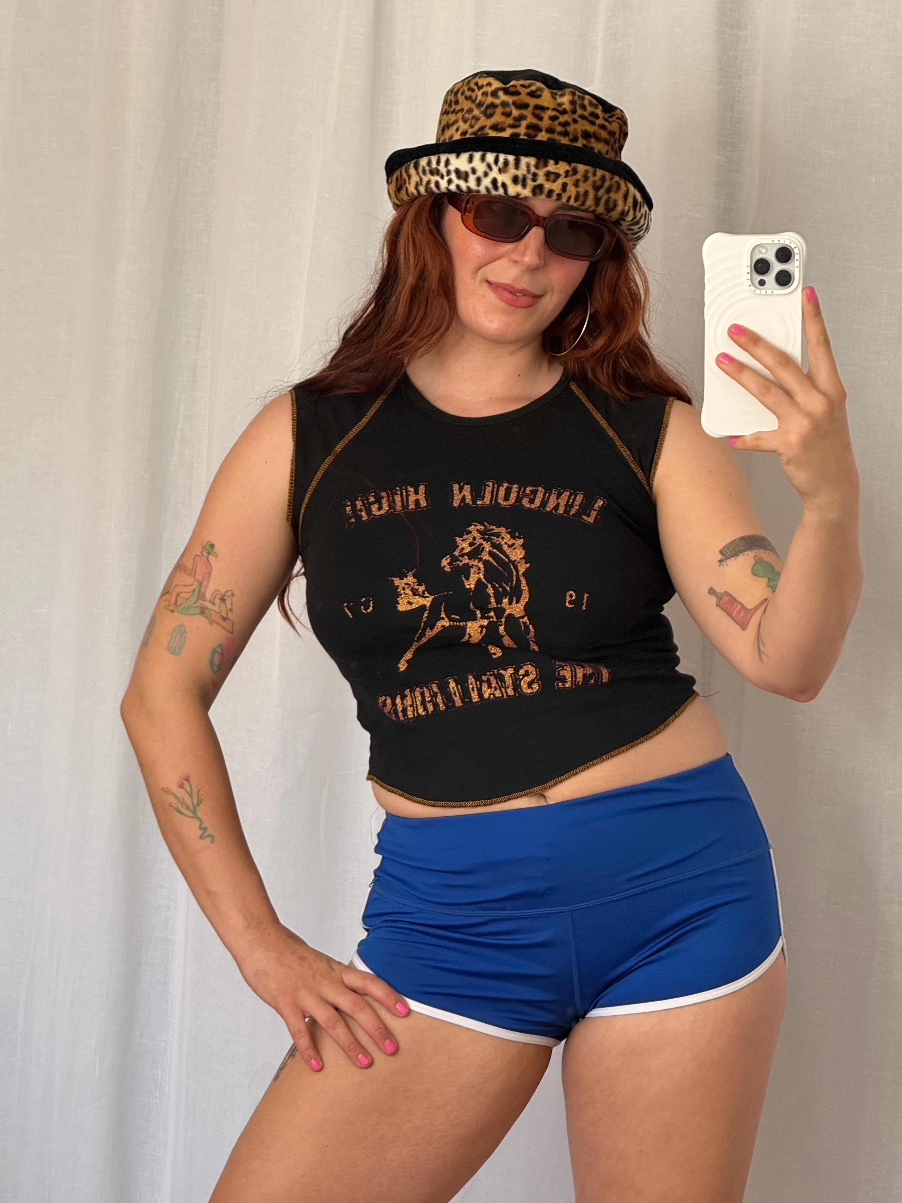 ✦ vintage lincoln high stallions baby tee ✦
