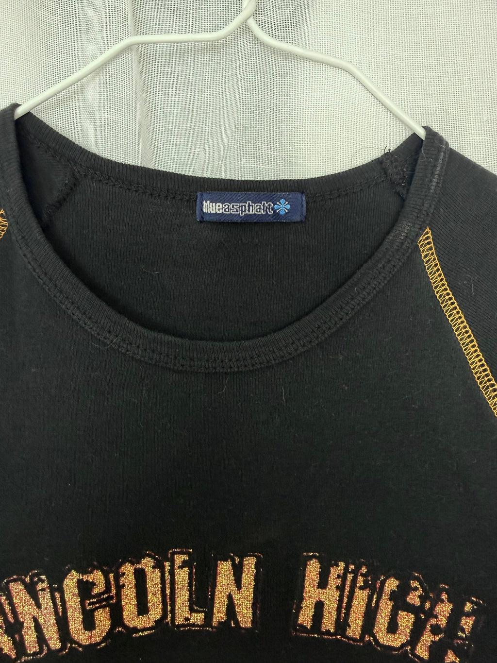 ✦ vintage lincoln high stallions baby tee ✦