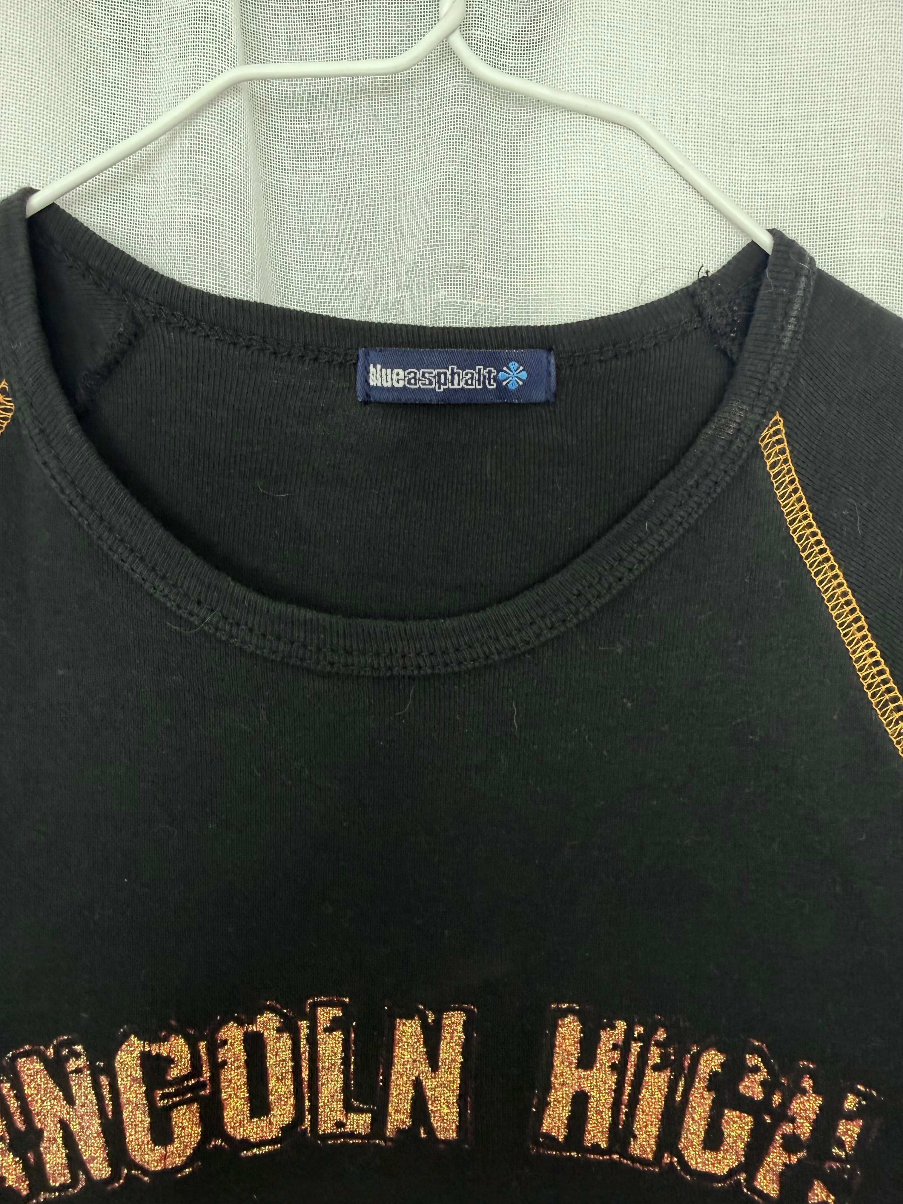 ✦ vintage lincoln high stallions baby tee ✦