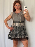 ✦ sheer polka dot babydoll party dress ✦