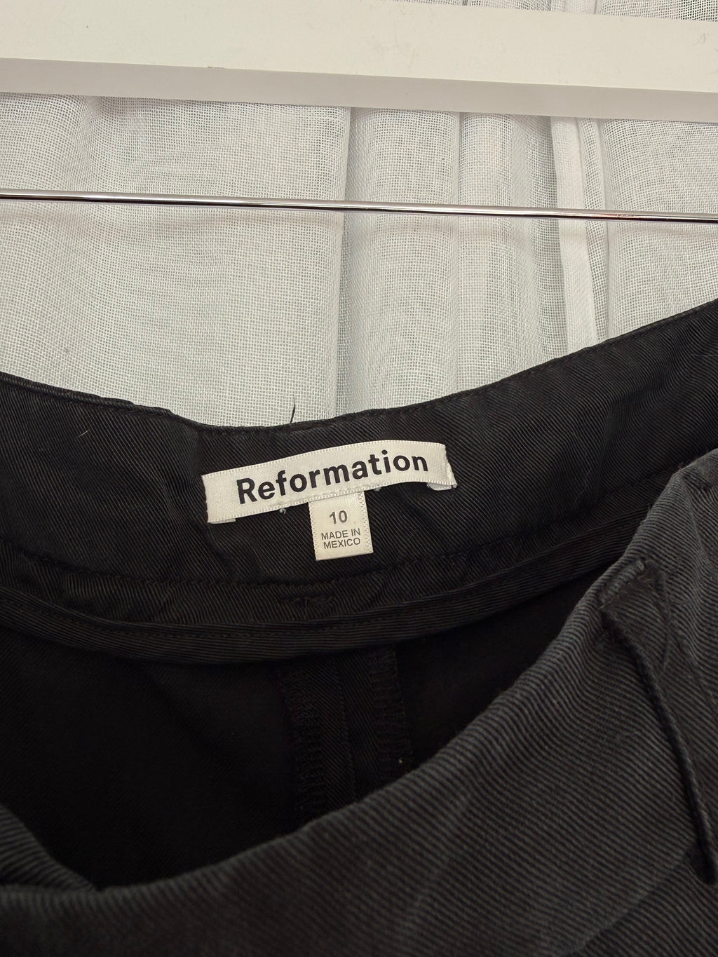reformation trousers (size 34")