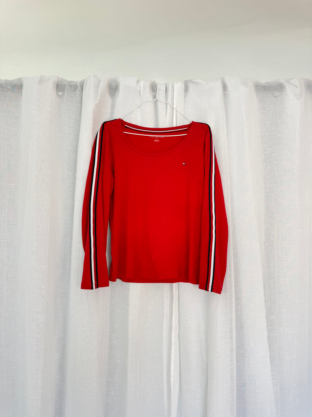 tommy hilfiger Y2K ribbed long sleeve top ❤️