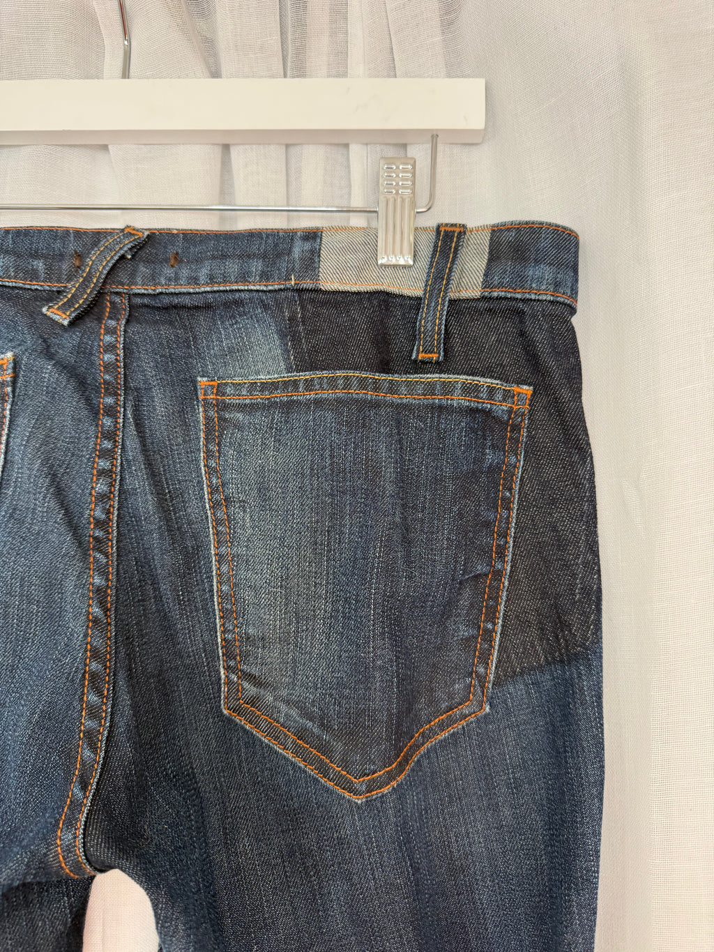 ⋆｡ﾟ✶ dark wash Y2K flare jeans (33") ✶ﾟ｡⋆