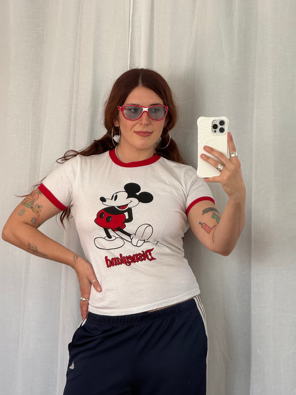 ✦ vintage disneyland mickey ringer tee ✦