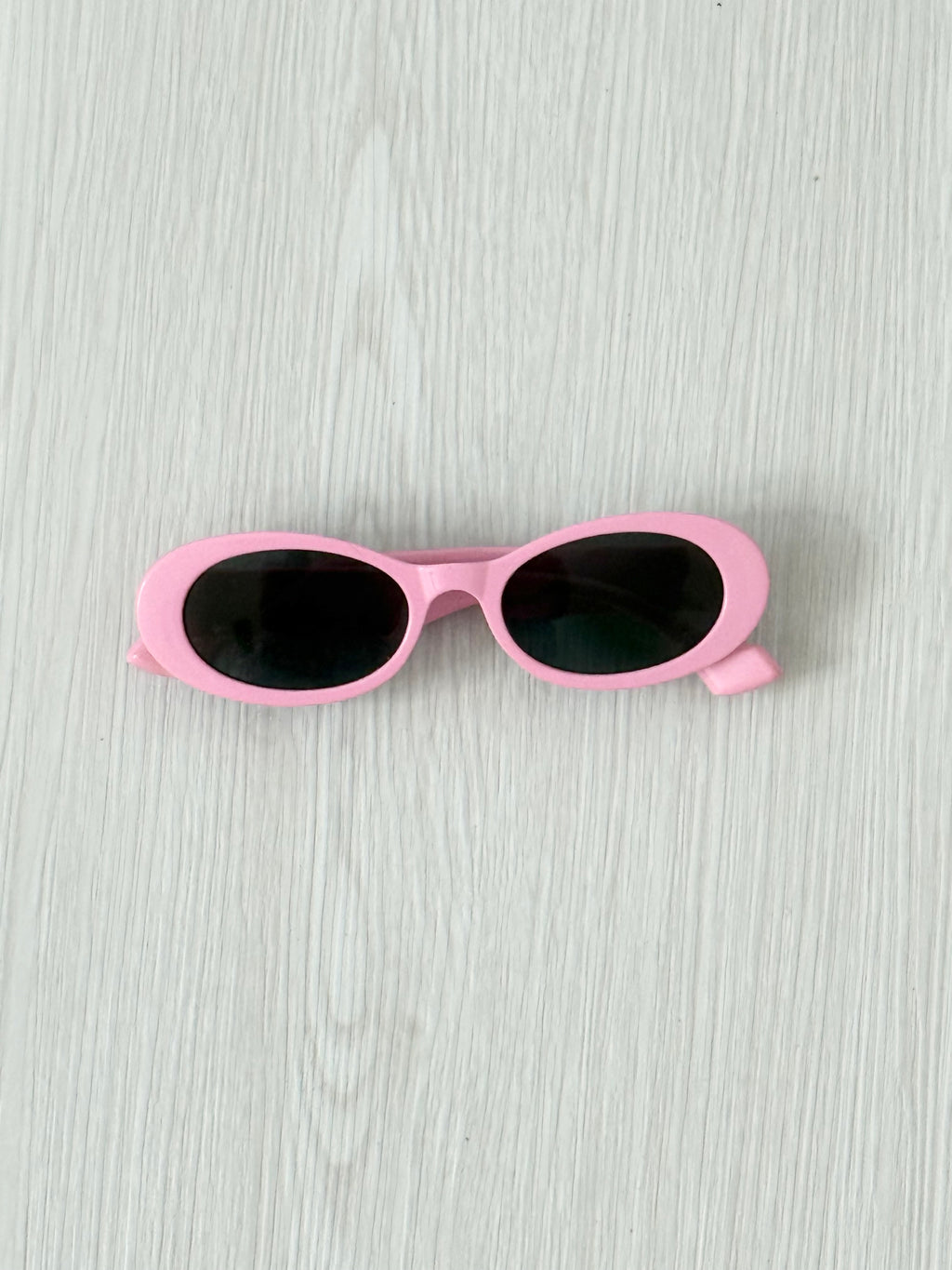 ✧ pink oval sunglasses