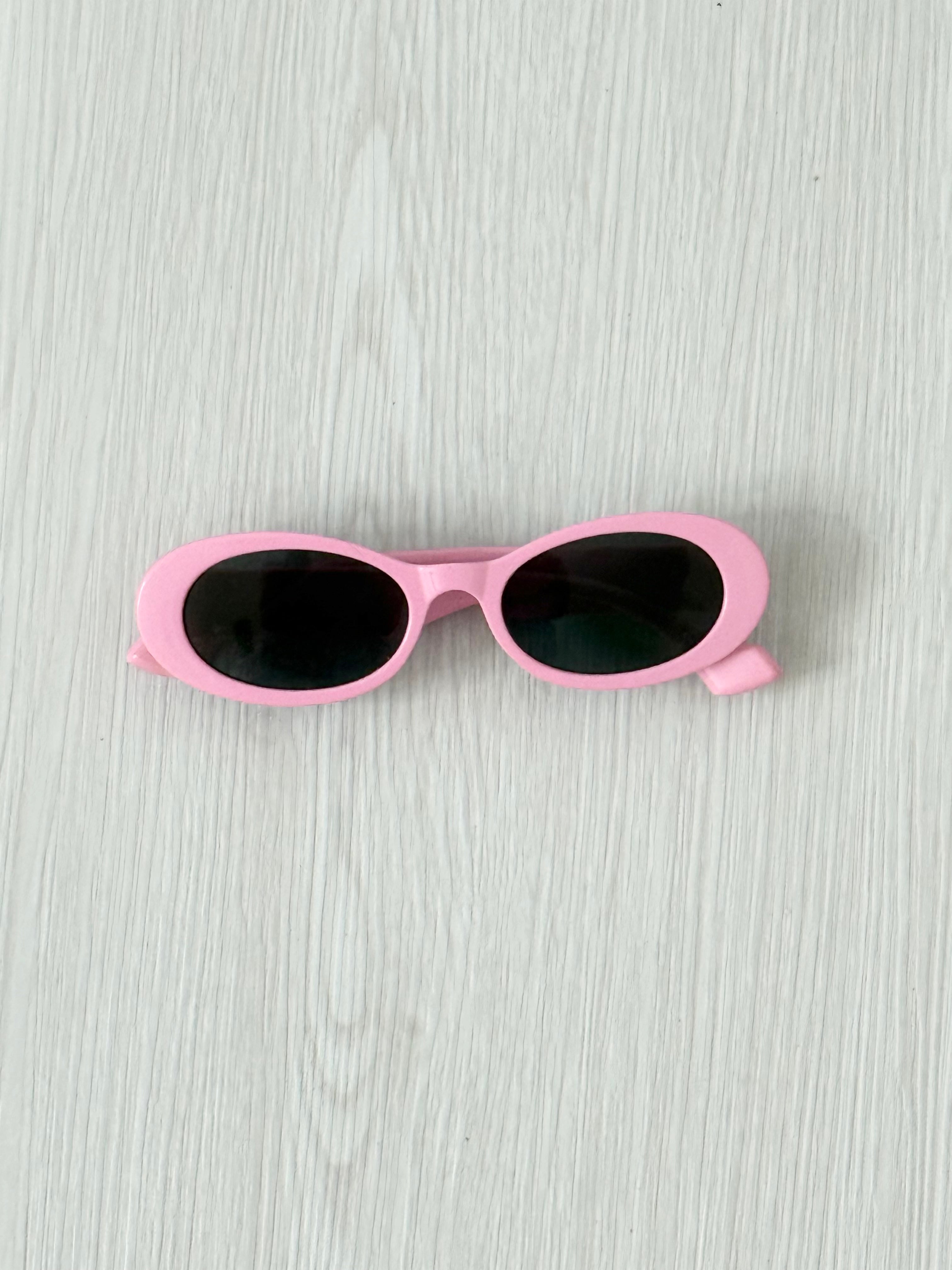 ✧ pink oval sunglasses