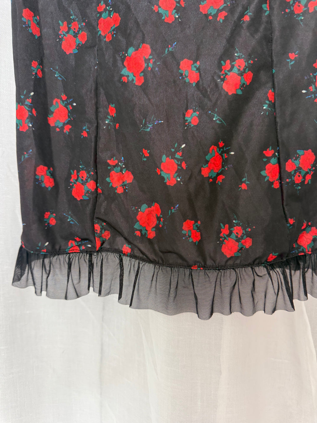 ✦ rose slip mini dress