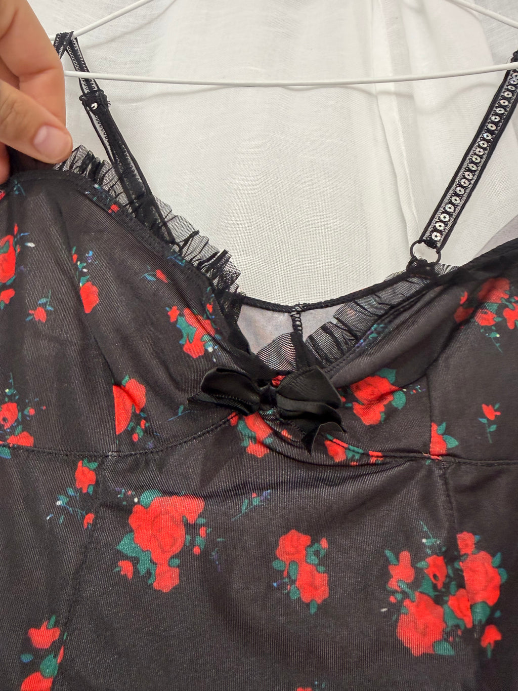 ✦ rose slip mini dress