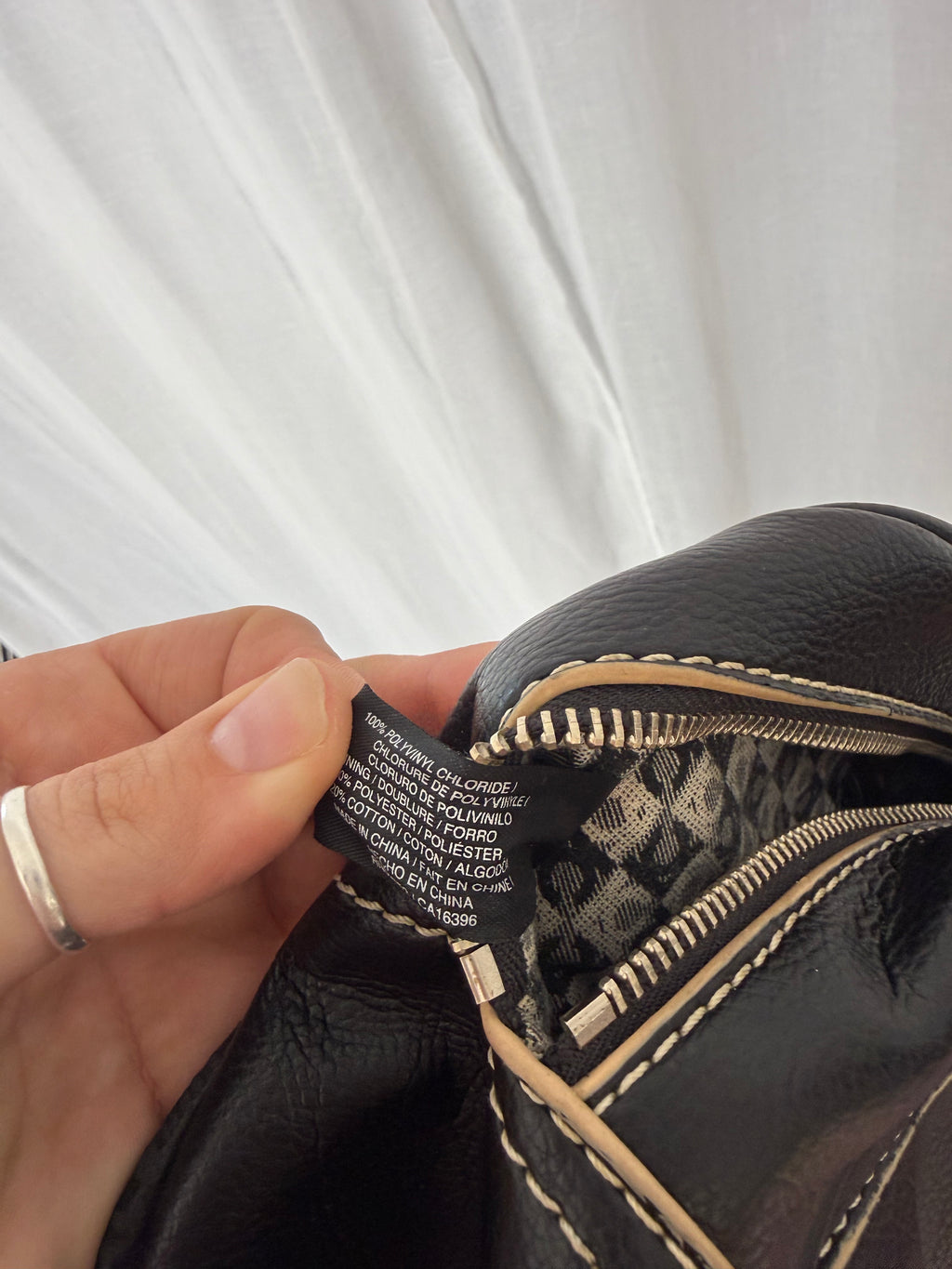 ✦ Y2K black bowling bag