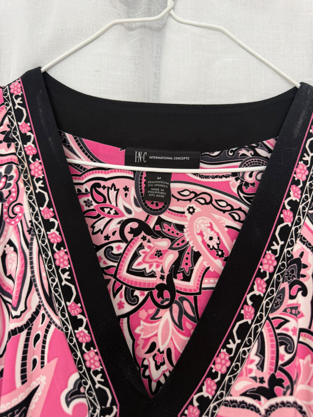 ♡ Y2K pink paisley mod mini dress