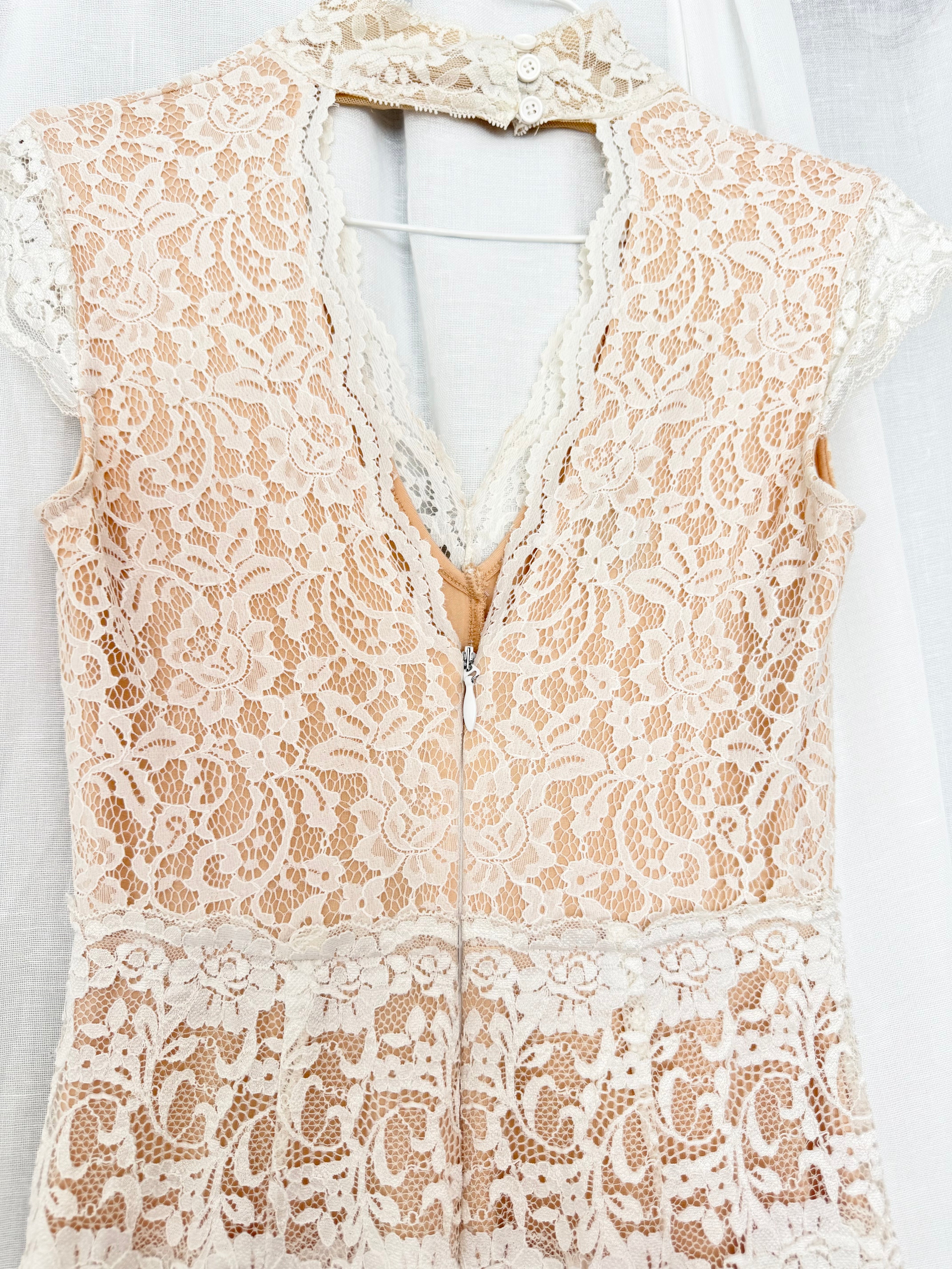 ✿ bebe lace bodycon mini dress
