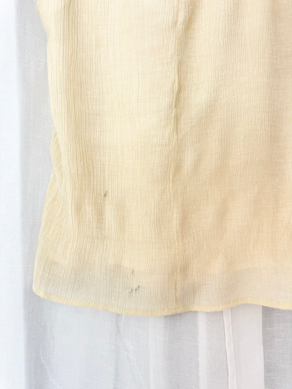 ✿ sheer mock neck tank