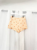 ✿ peach print cotton boyshorts