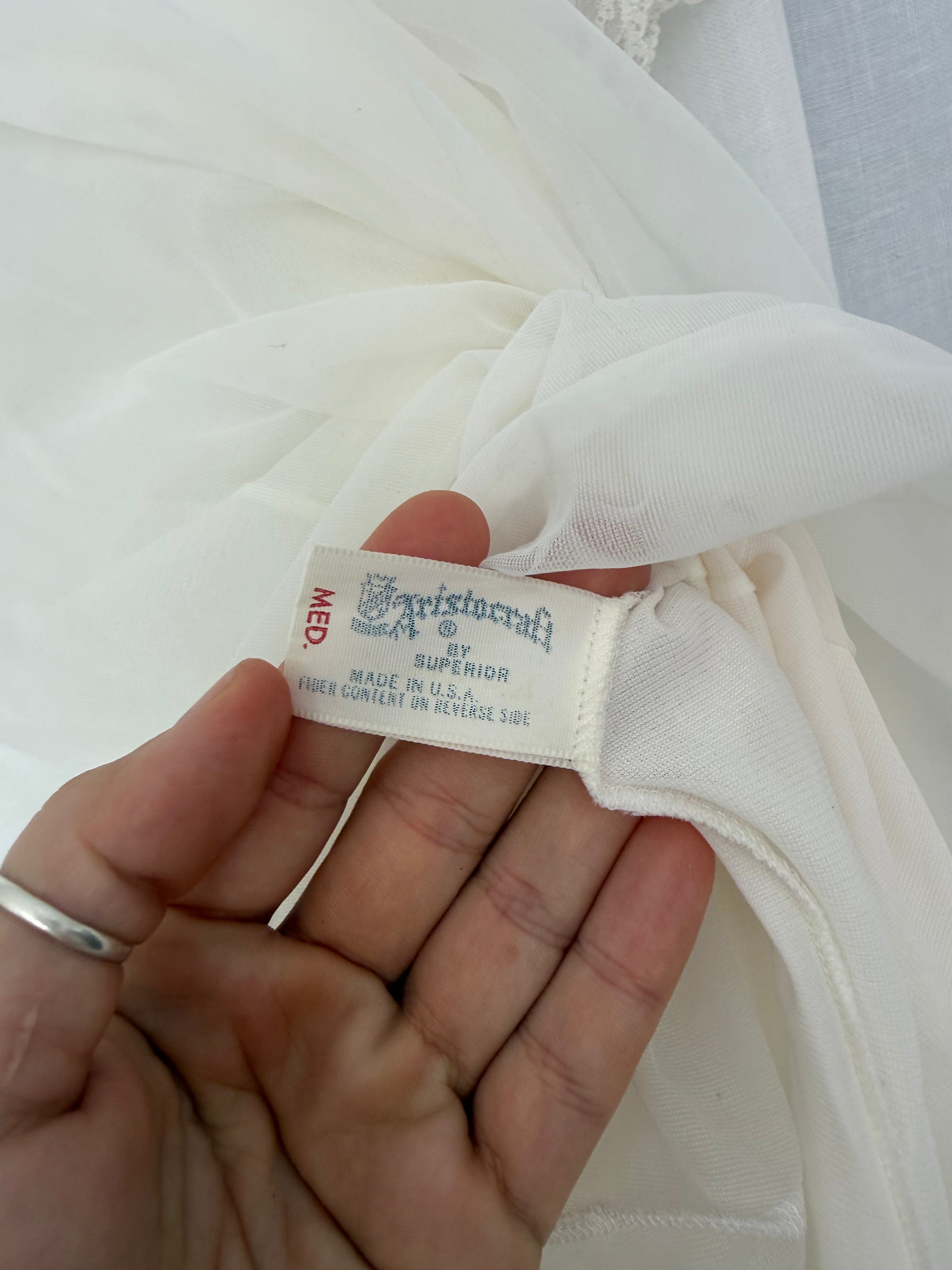 ✿ vintage 60s sheer babydoll nightgown