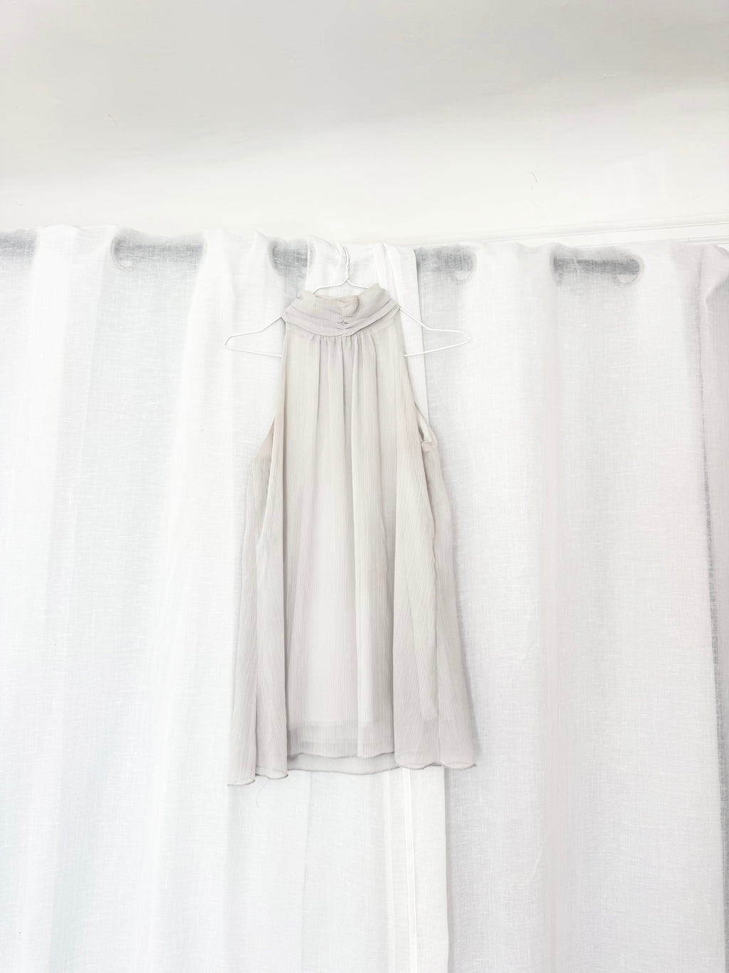 ✿ sheer halter blouse