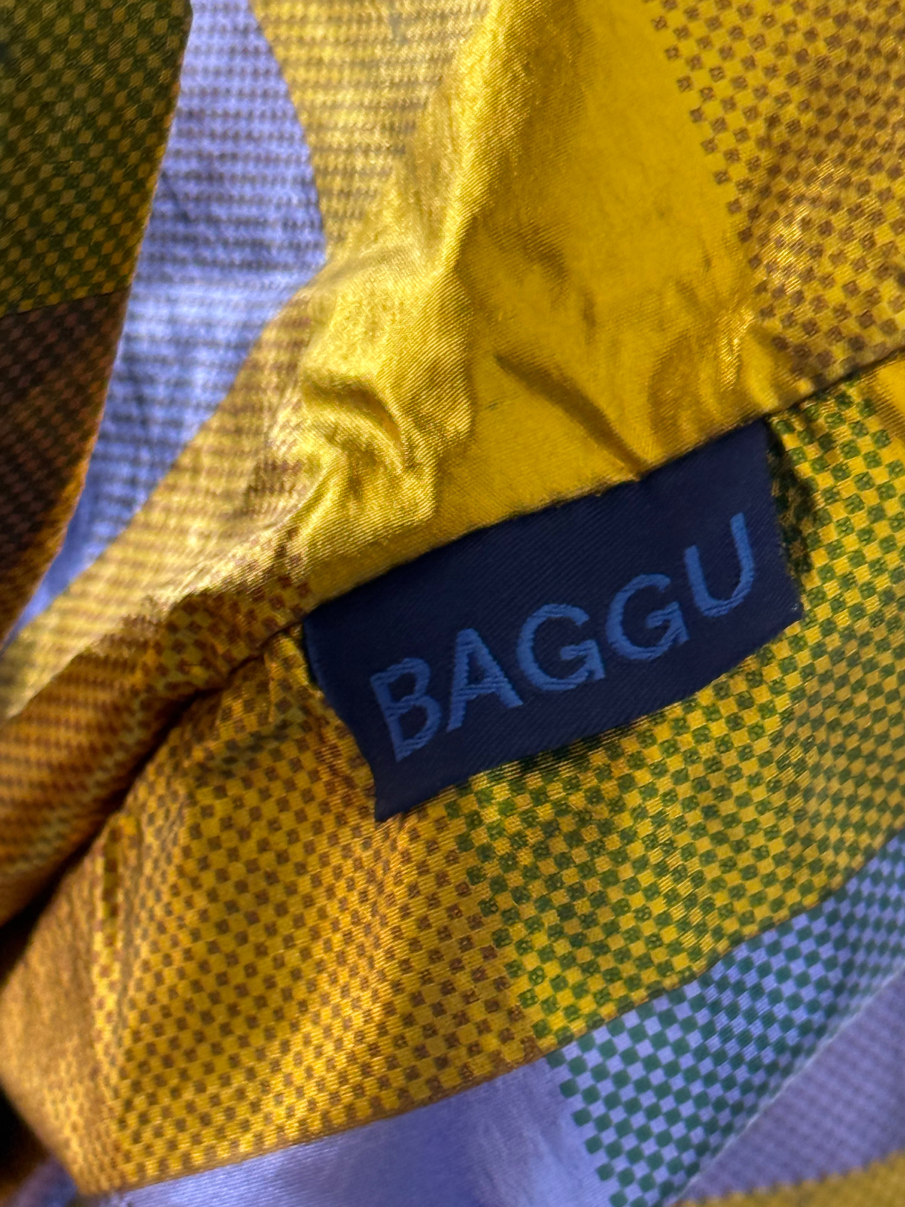 ✧ metallic plaid baggu reusable tote bag ✧