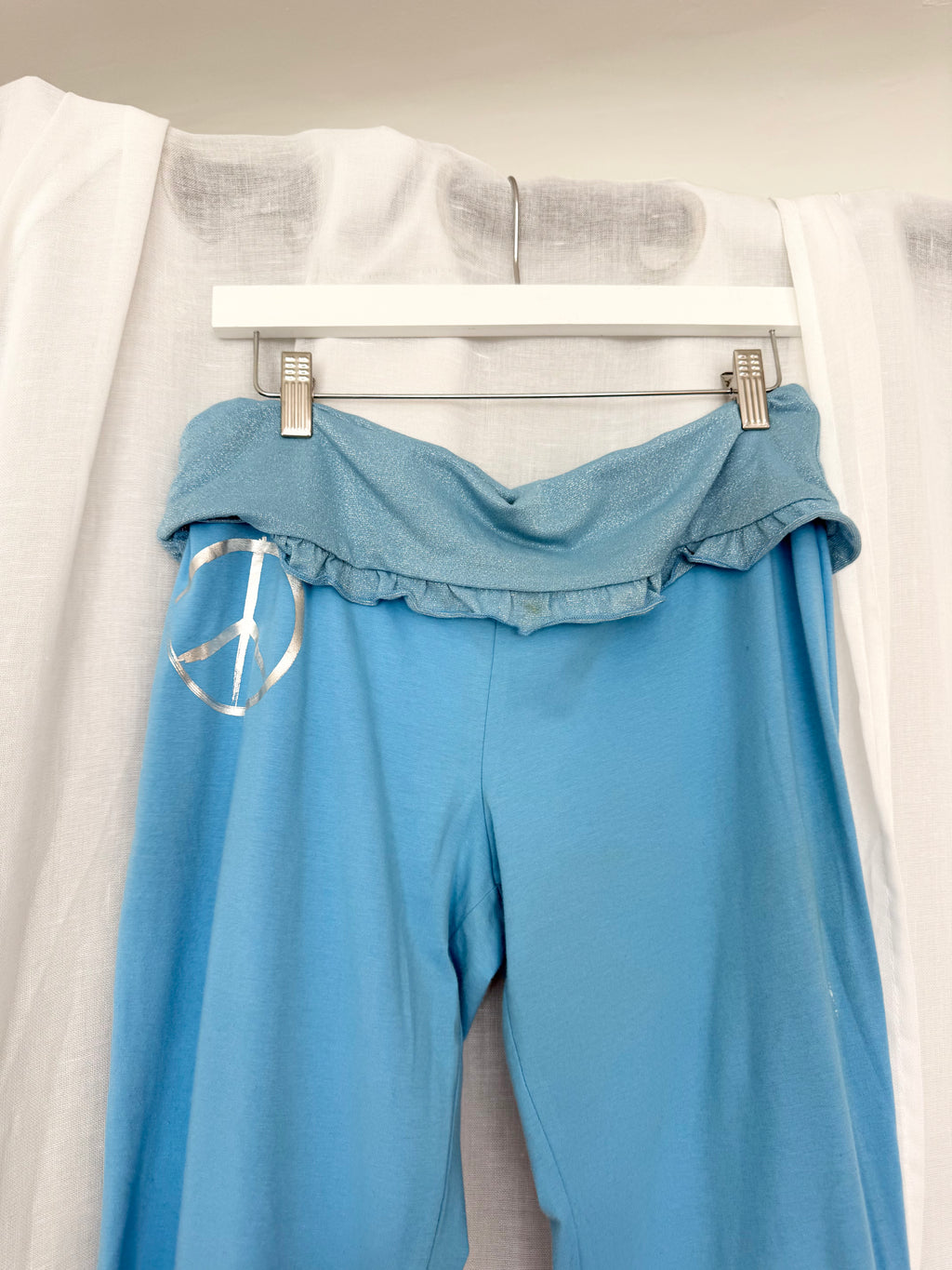 ✧ vintage Y2K Candie’s rufflefoldover flare pants ✧