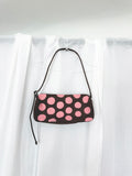 ✧ hand painted BAGGU pink polka dot loaf bag ✧