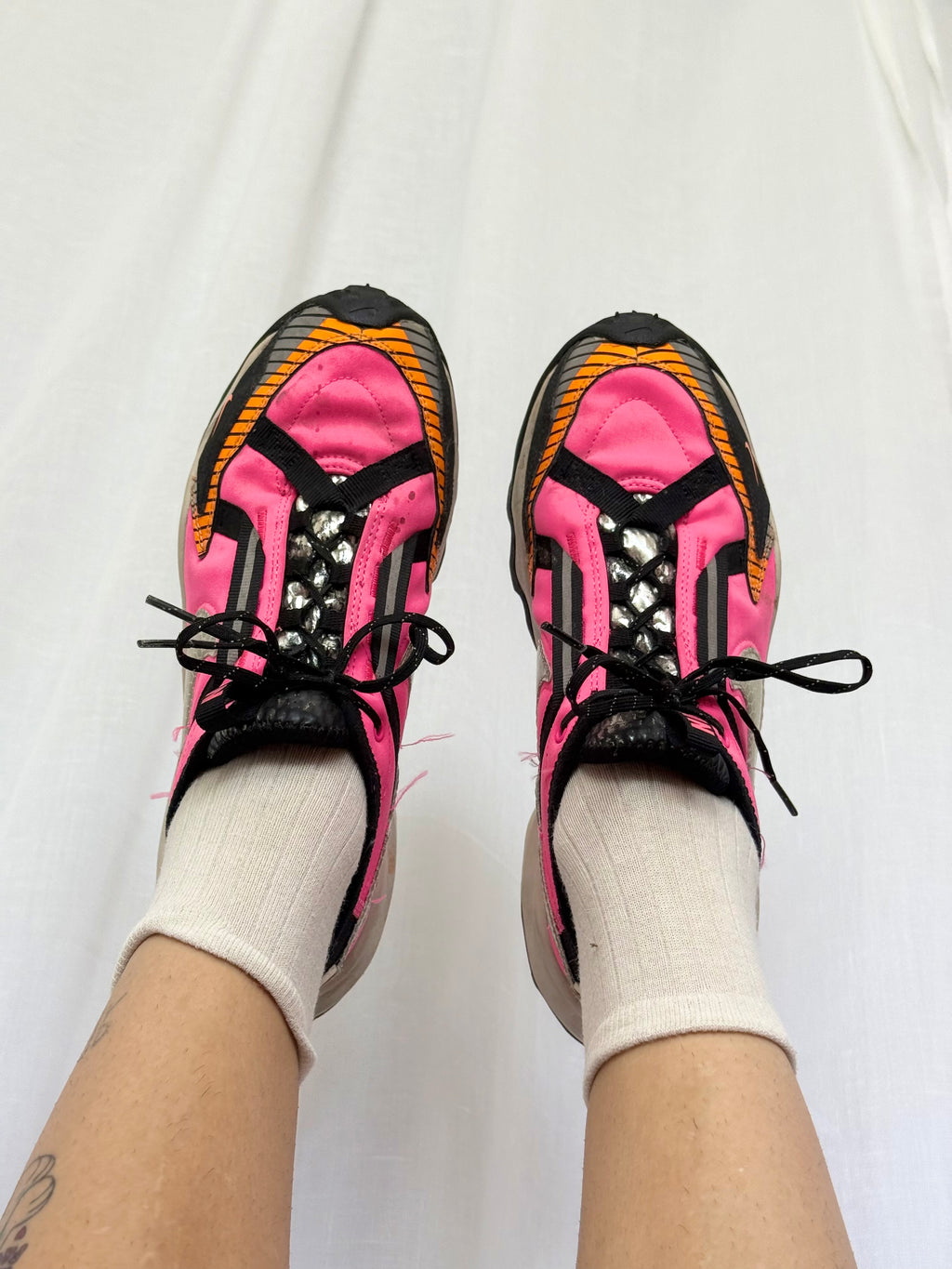✧ gorpcore pink nike tc 7900 sneakers ✧