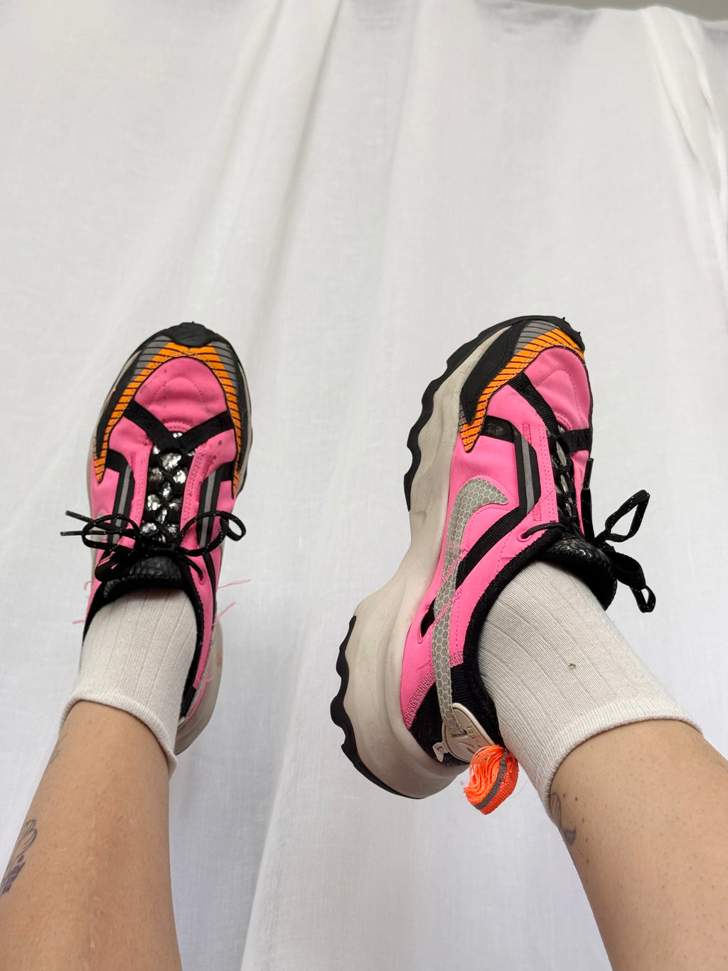 ✧ gorpcore pink nike tc 7900 sneakers ✧