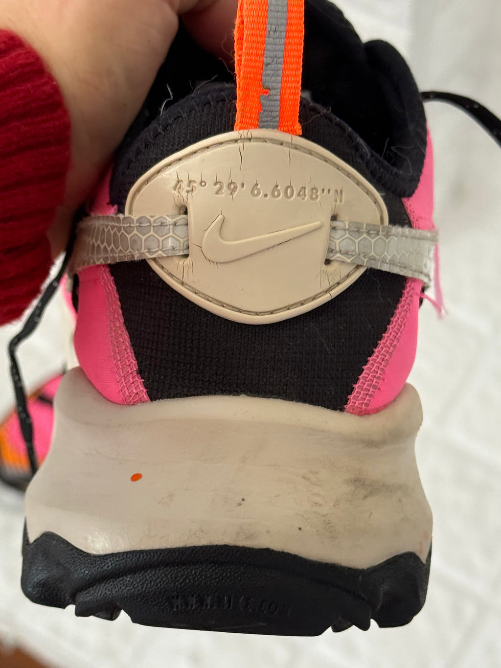 ✧ gorpcore pink nike tc 7900 sneakers ✧