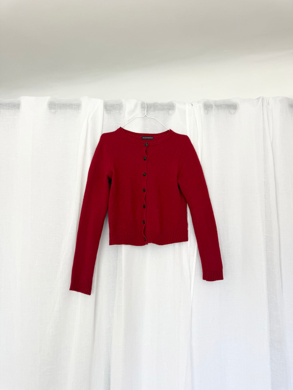 ✧ Brandy Melville cherry red wool cardigan ✧