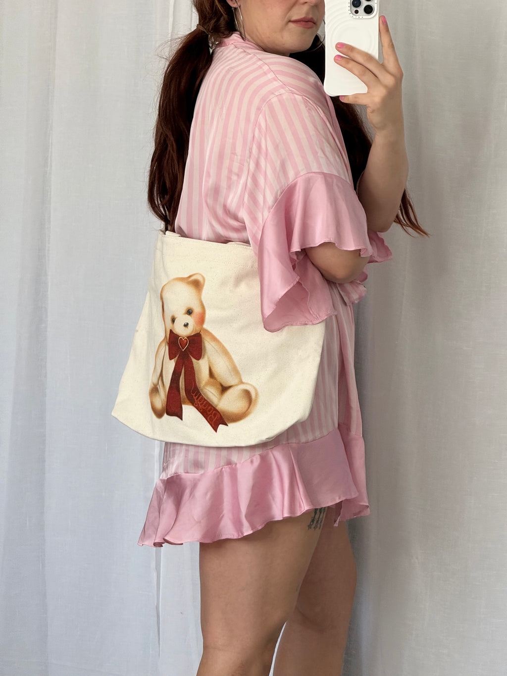 ✧ rare sold out baggu teddy bear horizontal duck bag ✧